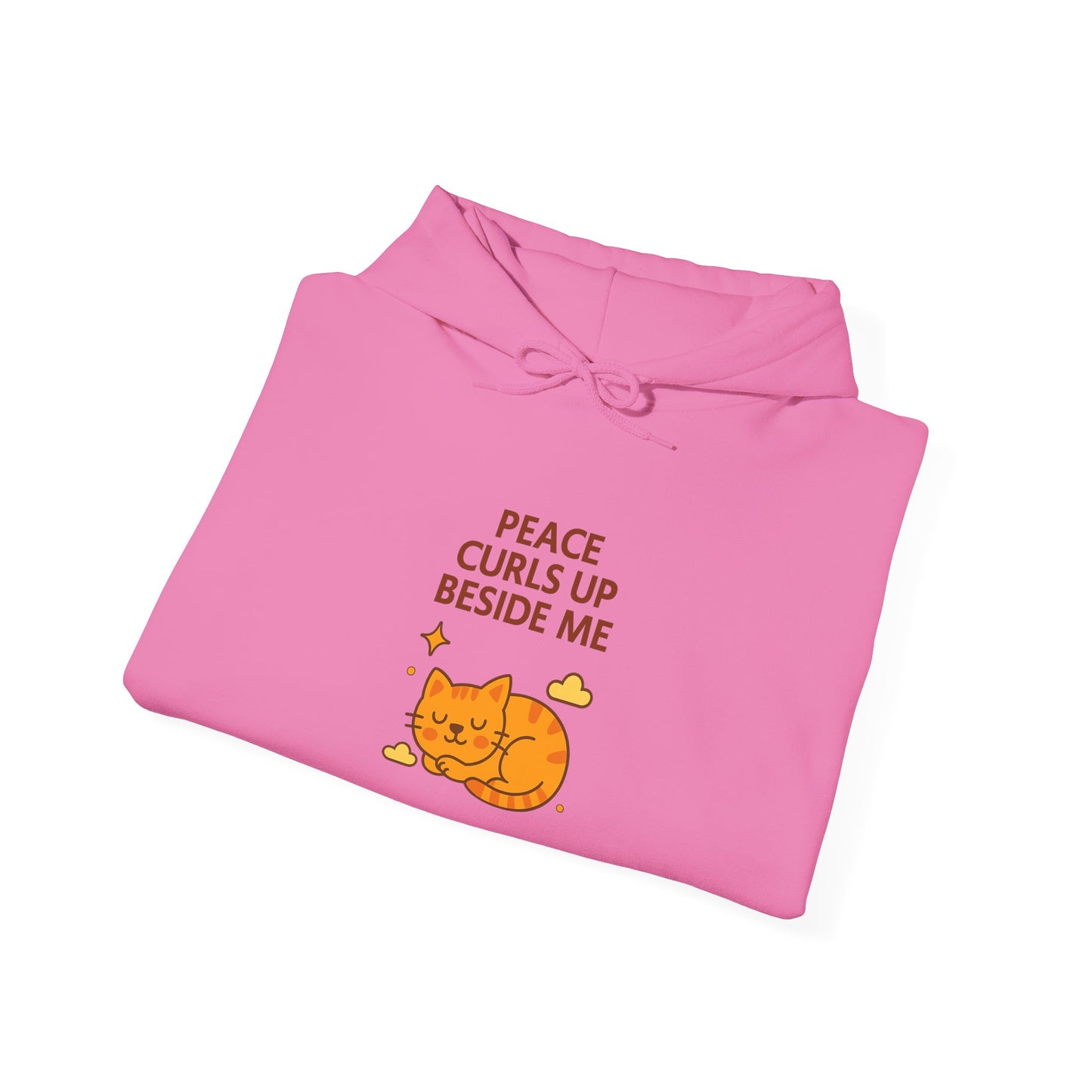 Peace Curls up Beside Me Hoodie