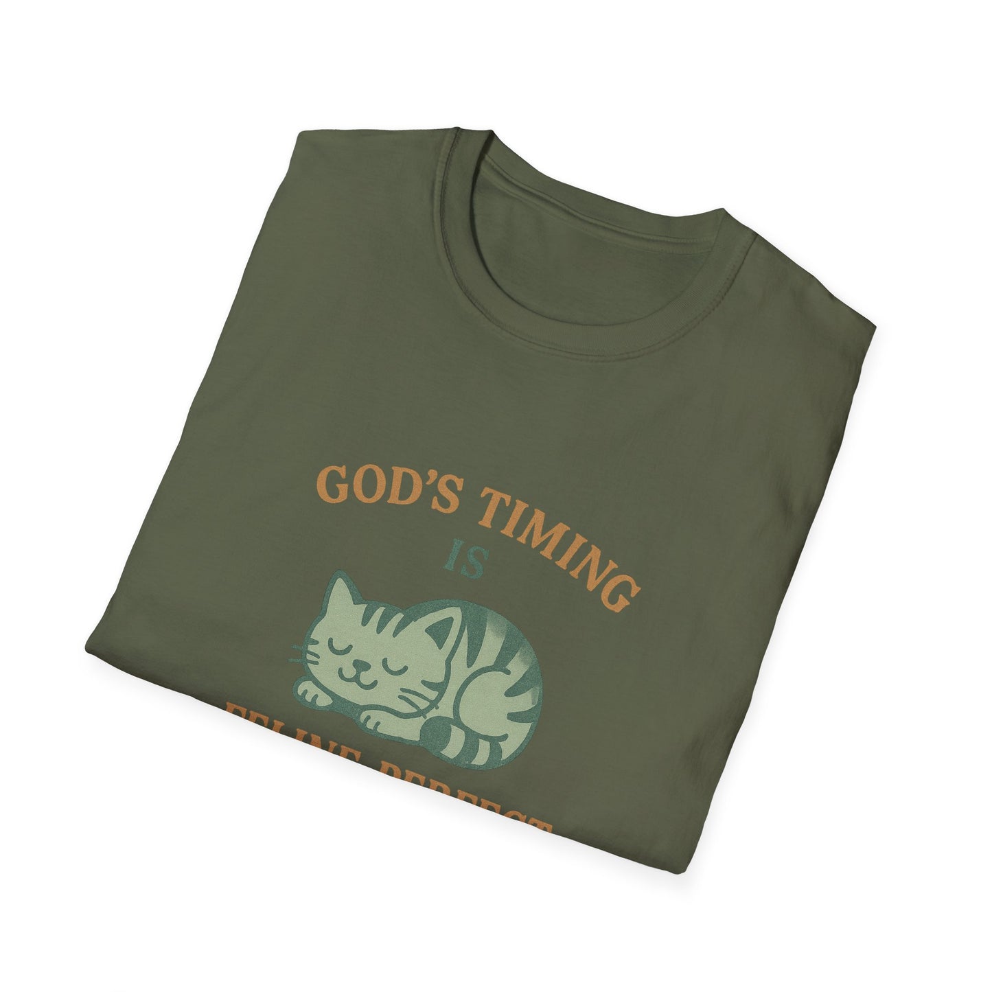 God’s Timing Is Feline-Perfect T-Shirt