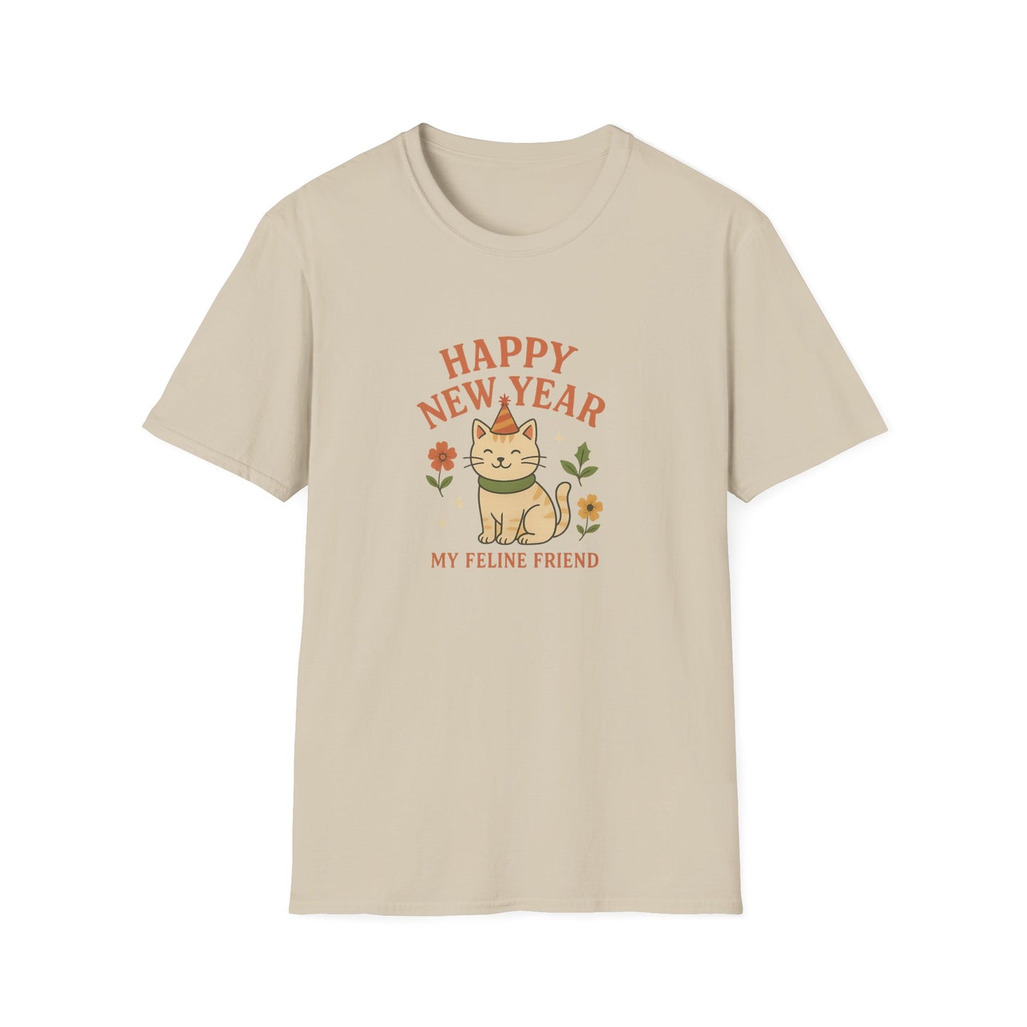 Happy New Year My Feline Friend T-Shirt