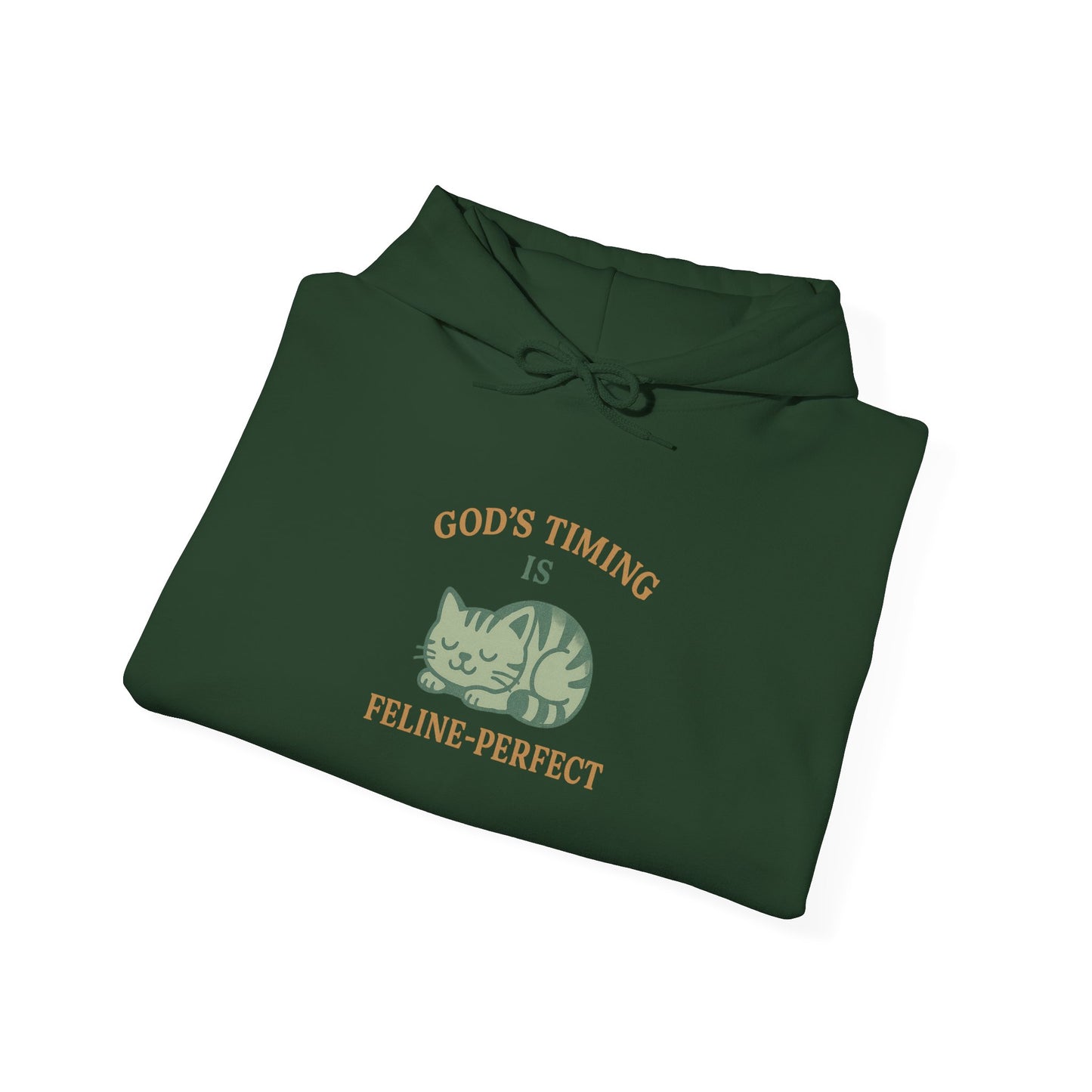 God’s Timing Is Feline-Perfect Hoodie