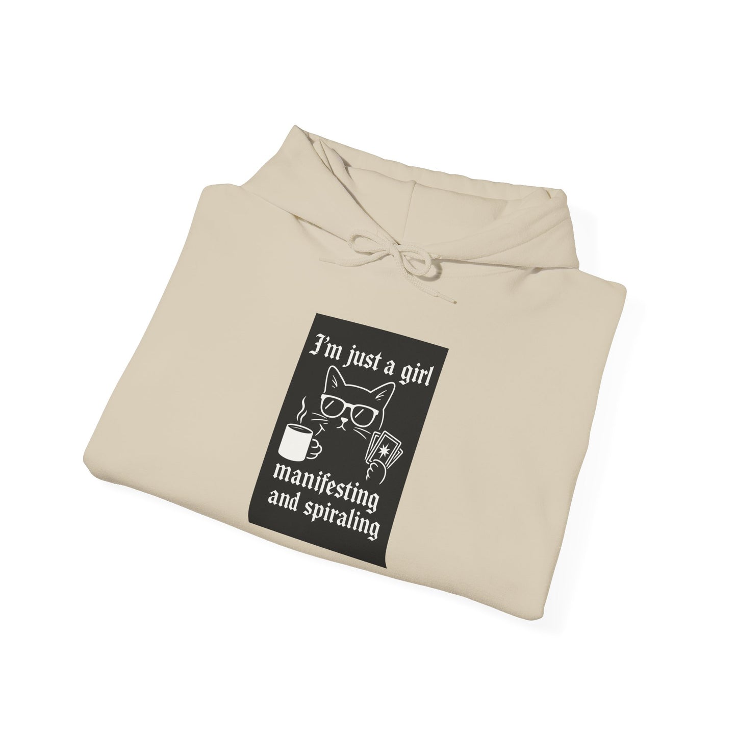 3’m Just a Girl Manifesting and Spiraling Hoodie