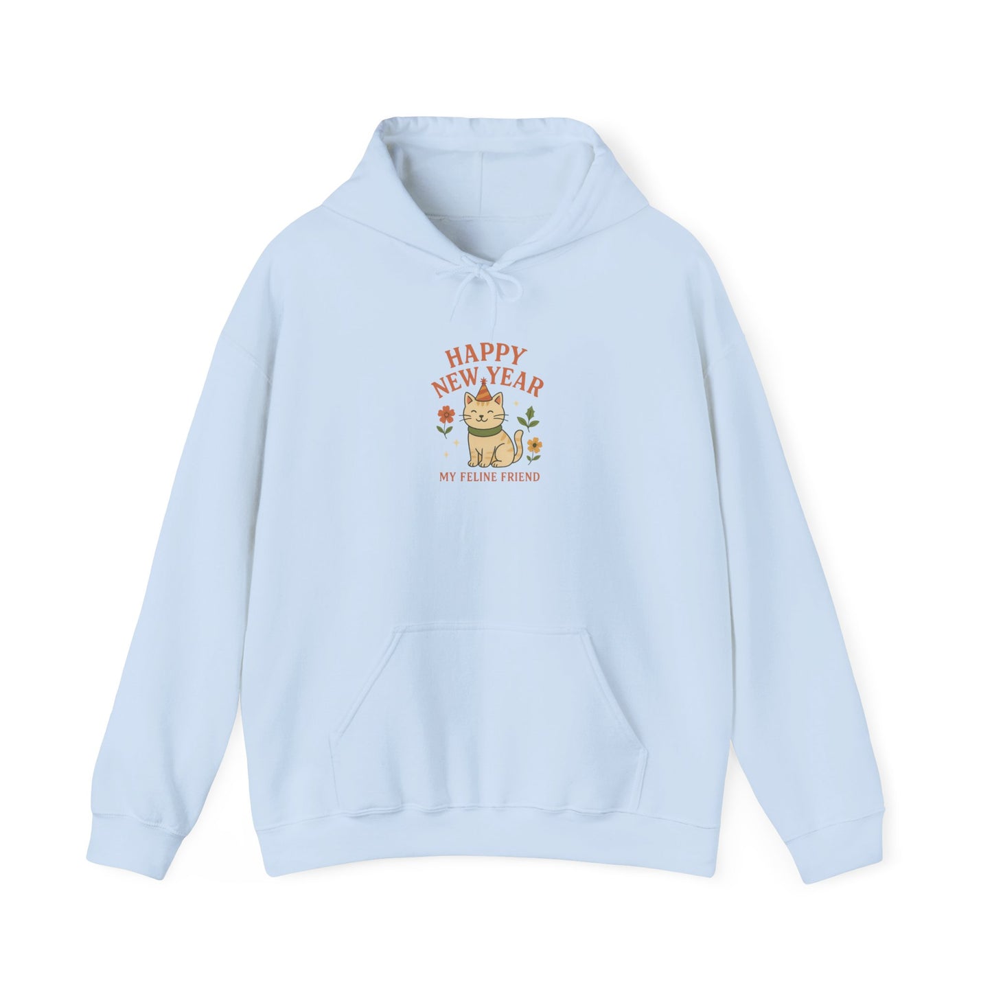 Happy New Year My Feline Friend Hoodie