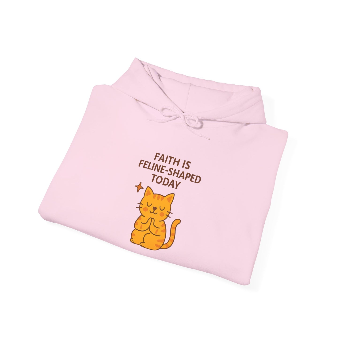 Faith Is Feline-Shaped Today Hoodie