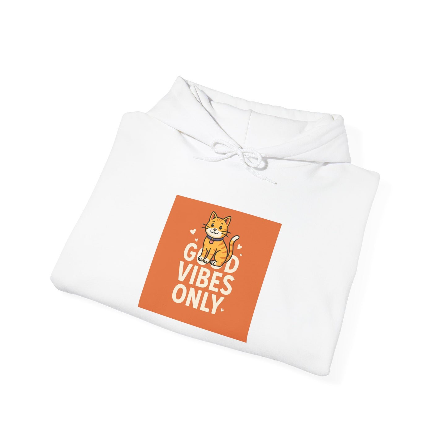Cat Good Vibes Only Hoodie