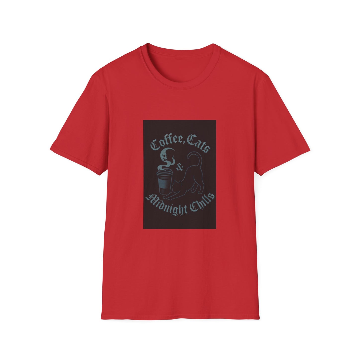 Coffee Cats & Midnight Chills T-Shirt