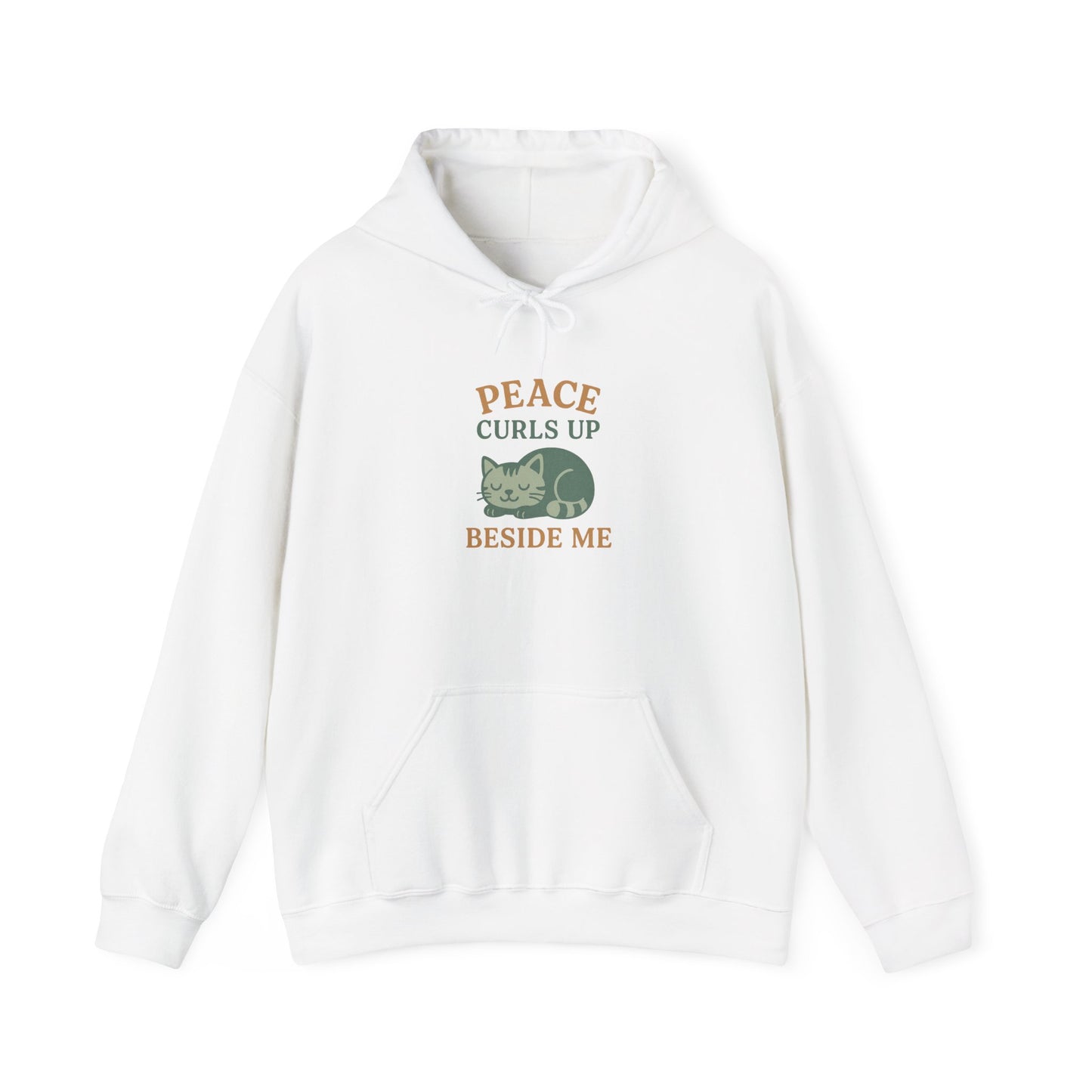 Peace Curls up Beside Me Hoodie
