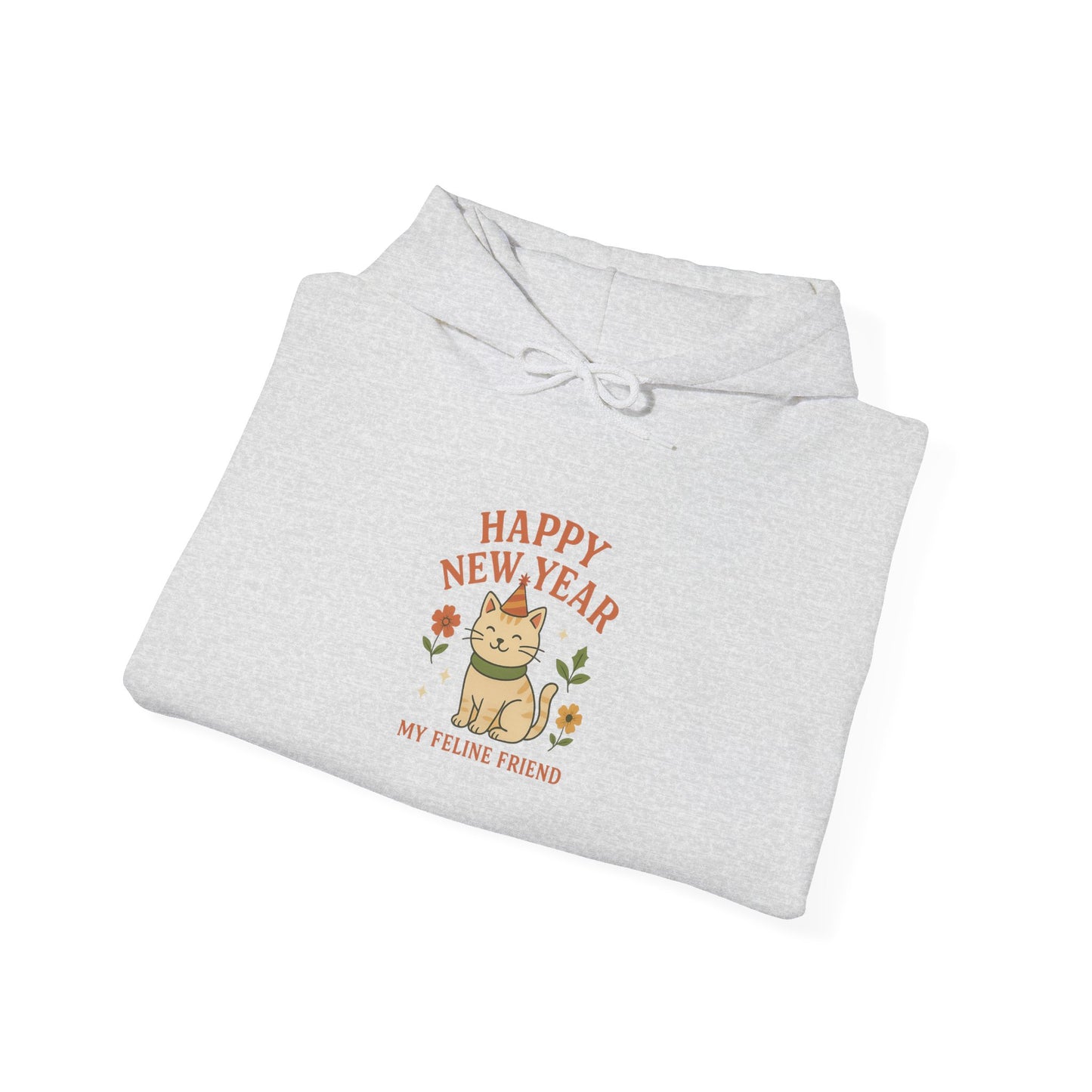Happy New Year My Feline Friend Hoodie