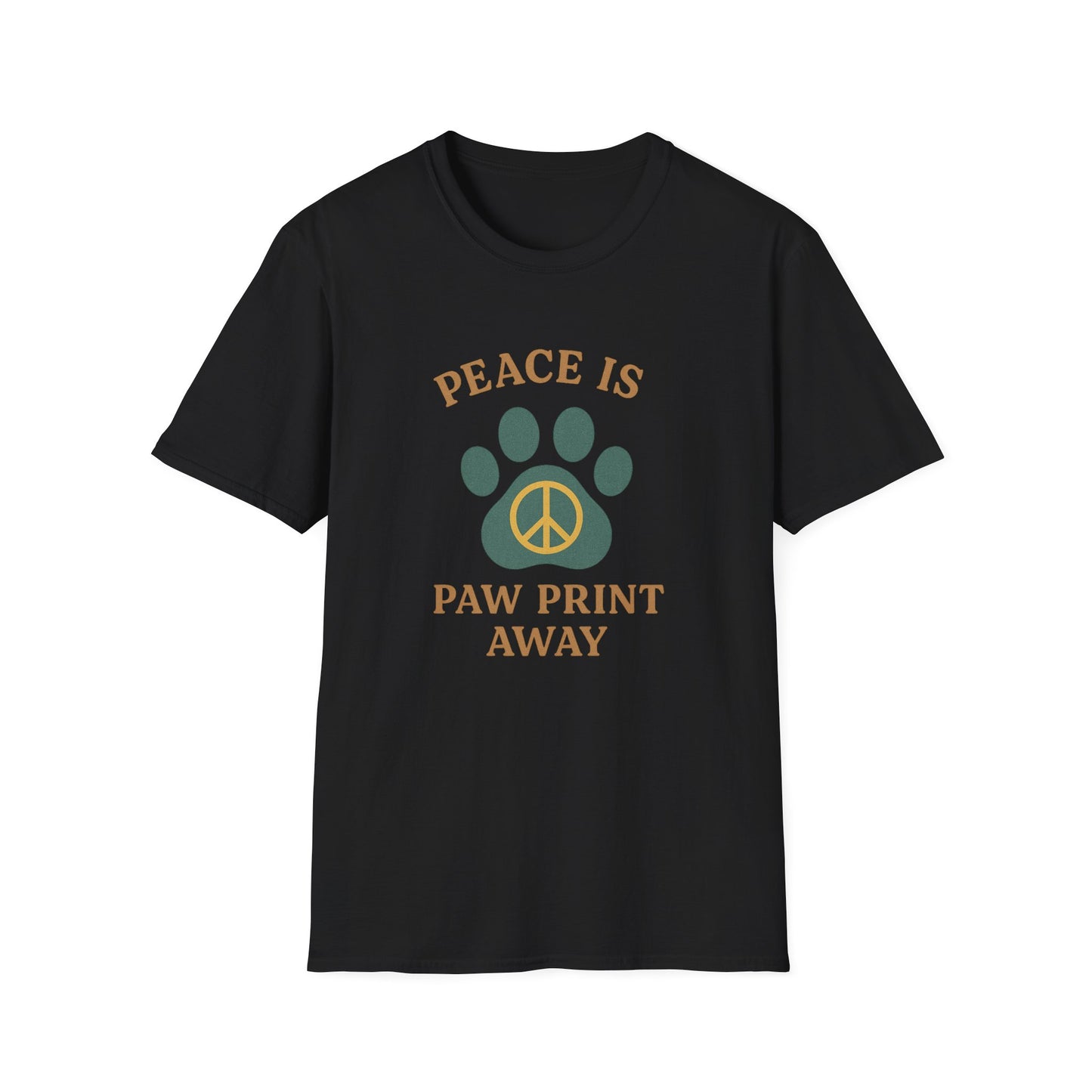 Peace Is Paw Print Away T-Shirt