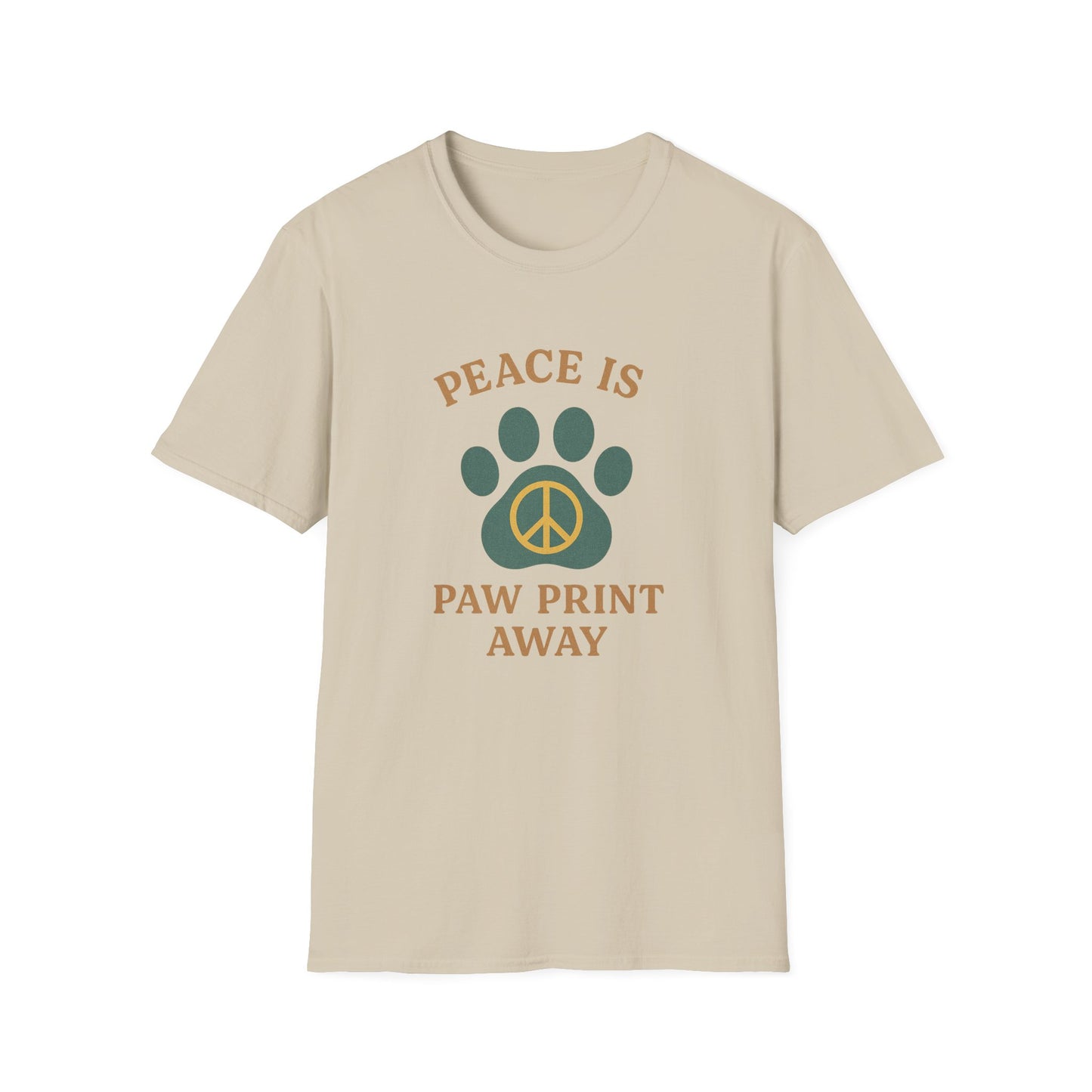 Peace Is Paw Print Away T-Shirt