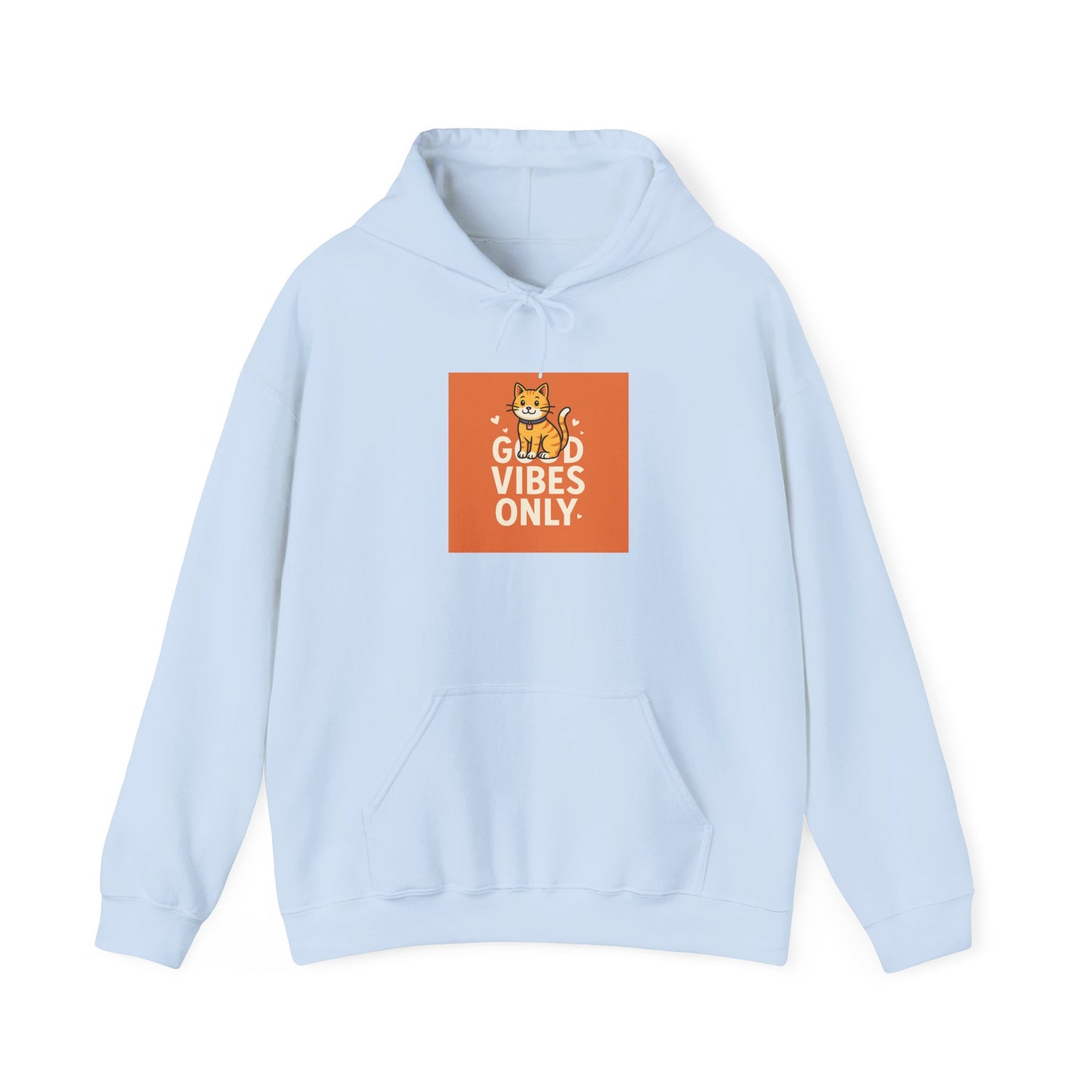 Cat Good Vibes Only Hoodie