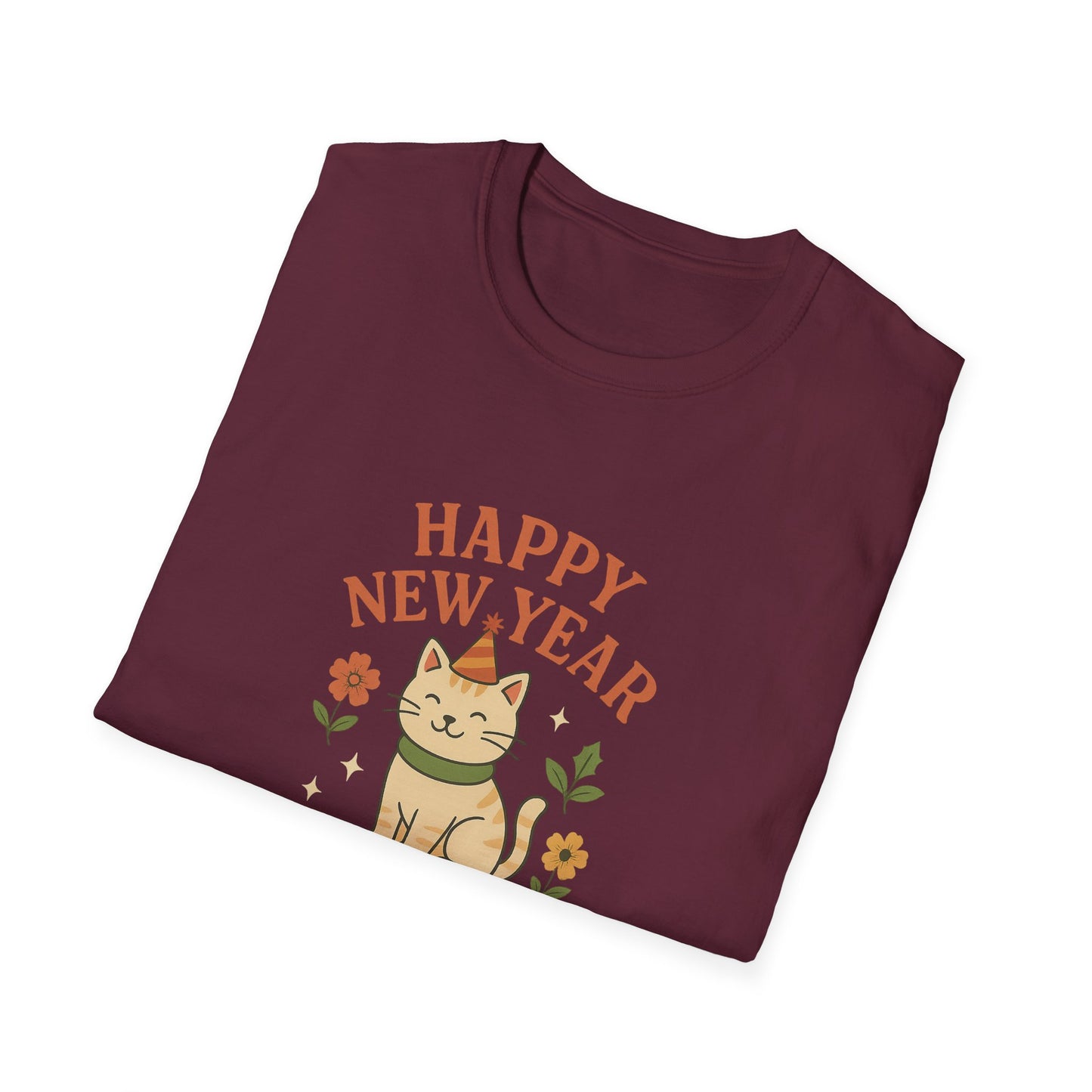 Happy New Year My Feline Friend T-Shirt