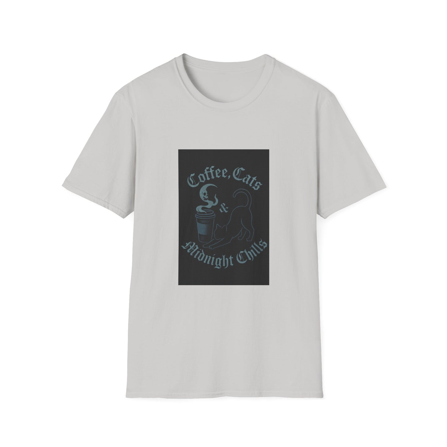 Coffee Cats & Midnight Chills T-Shirt
