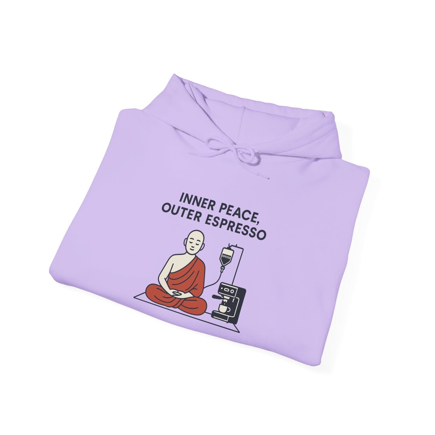 Inner Peace, Outer Espresso Hoodie