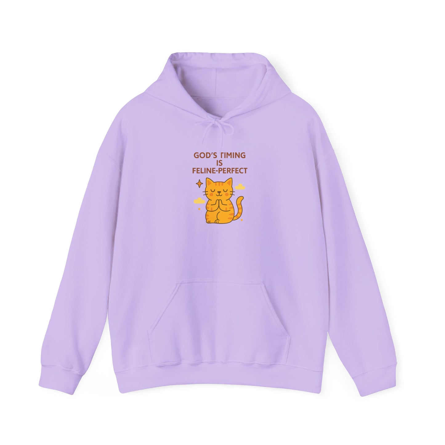 God’s Timing Is Feline-Perfect Hoodie