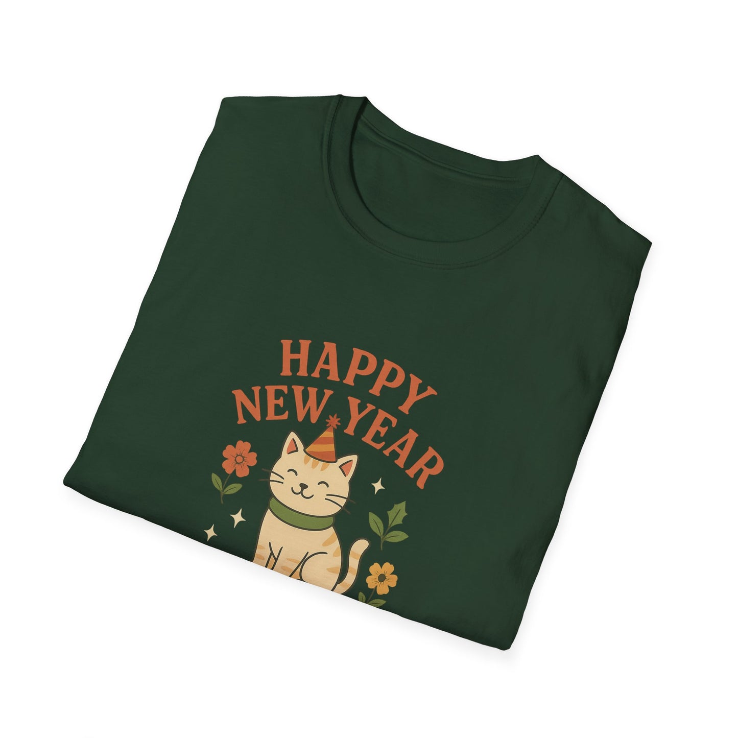 Happy New Year My Feline Friend T-Shirt
