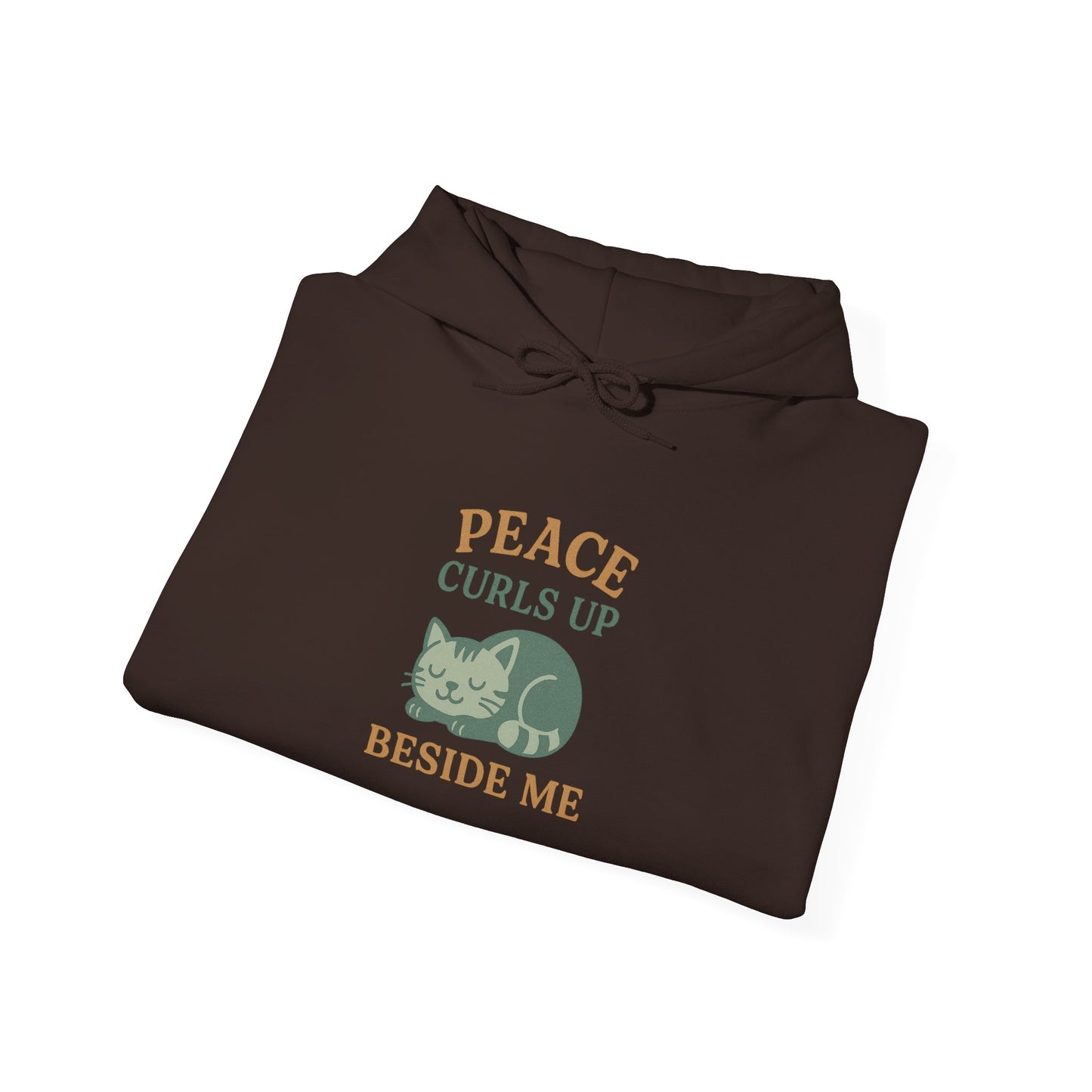 Peace Curls up Beside Me Hoodie