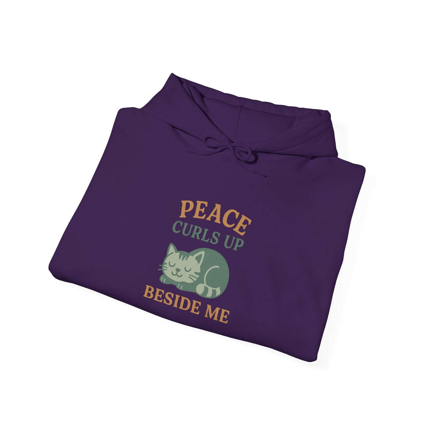 Peace Curls up Beside Me Hoodie