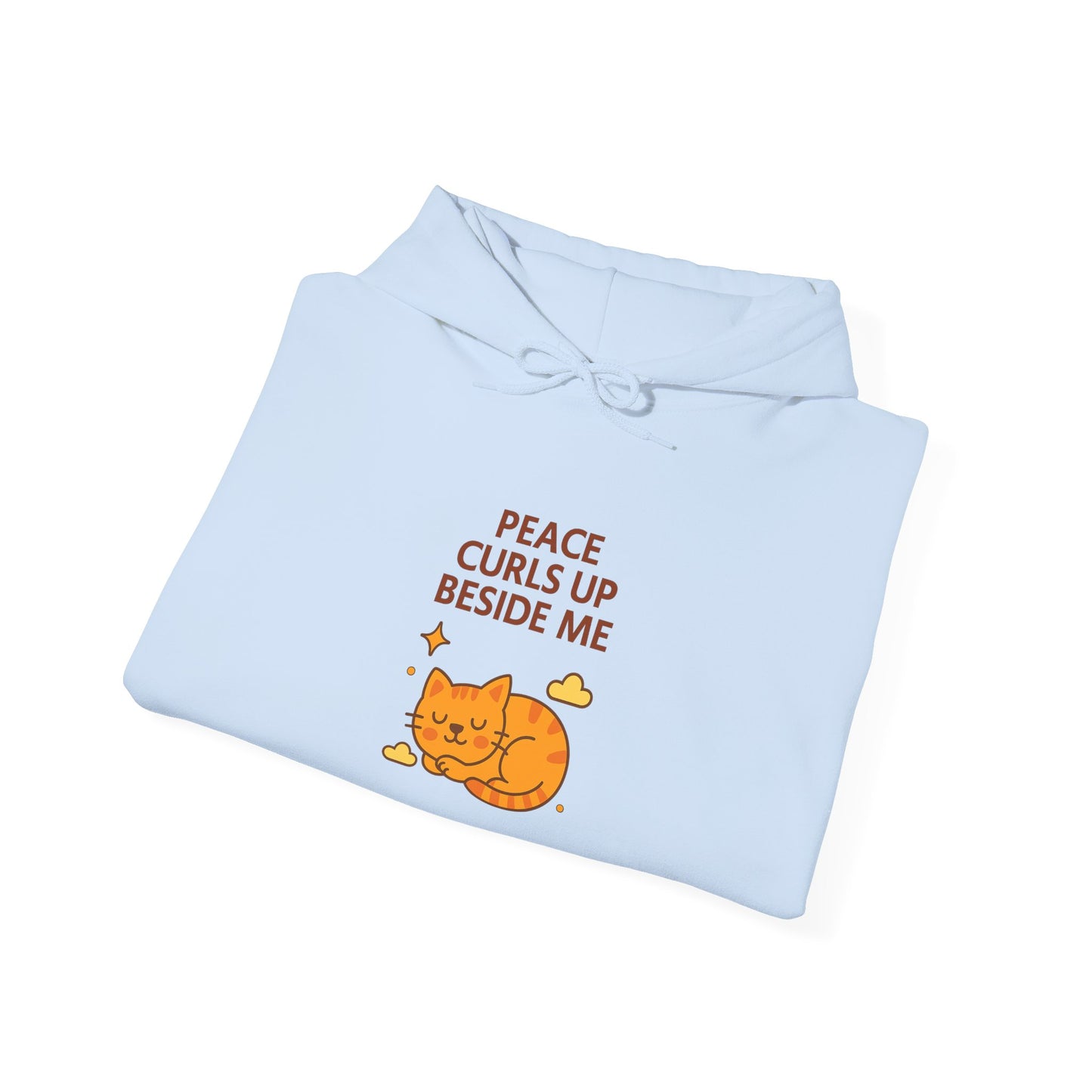 Peace Curls up Beside Me Hoodie