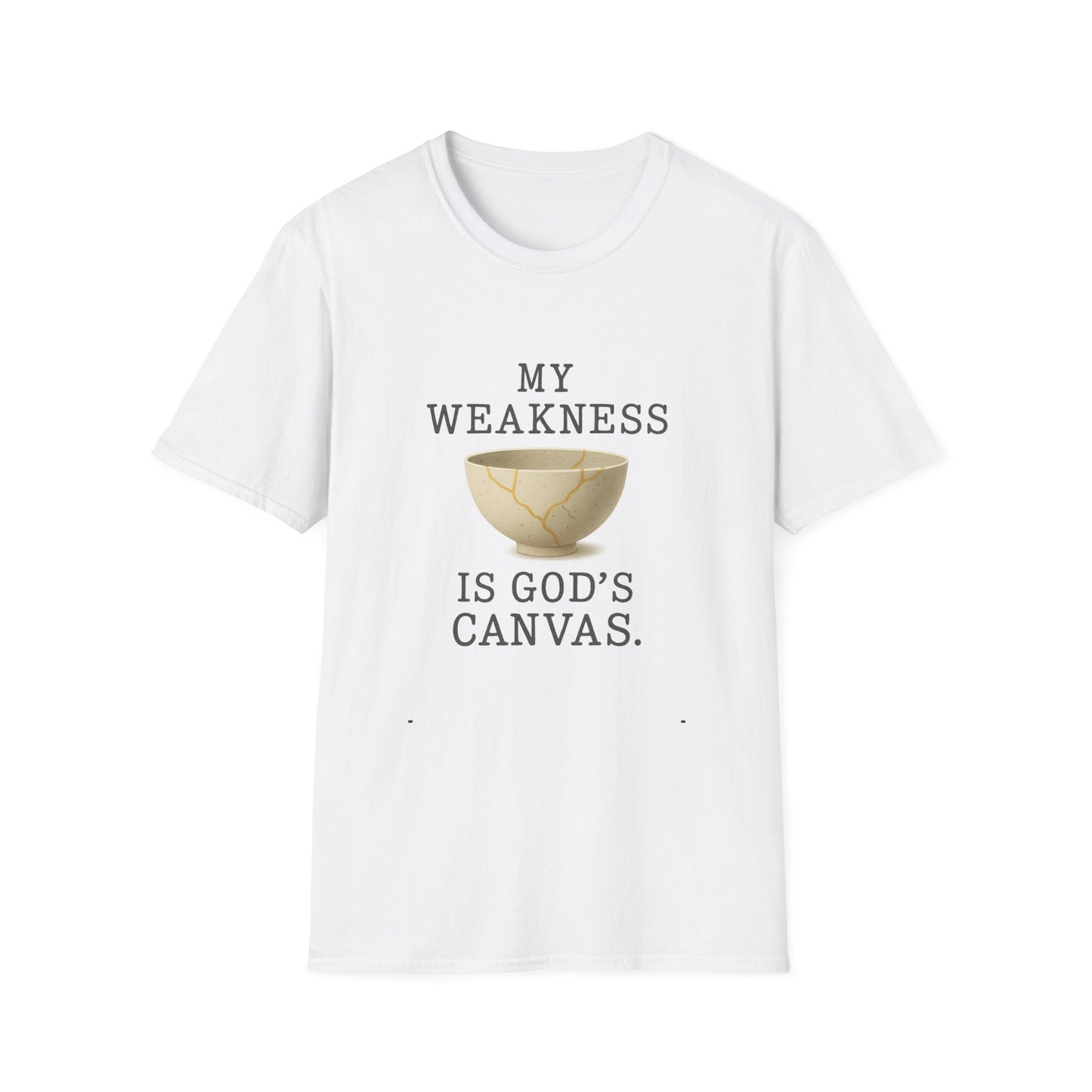 My Weakness Is God’s Canvas T-Shirt