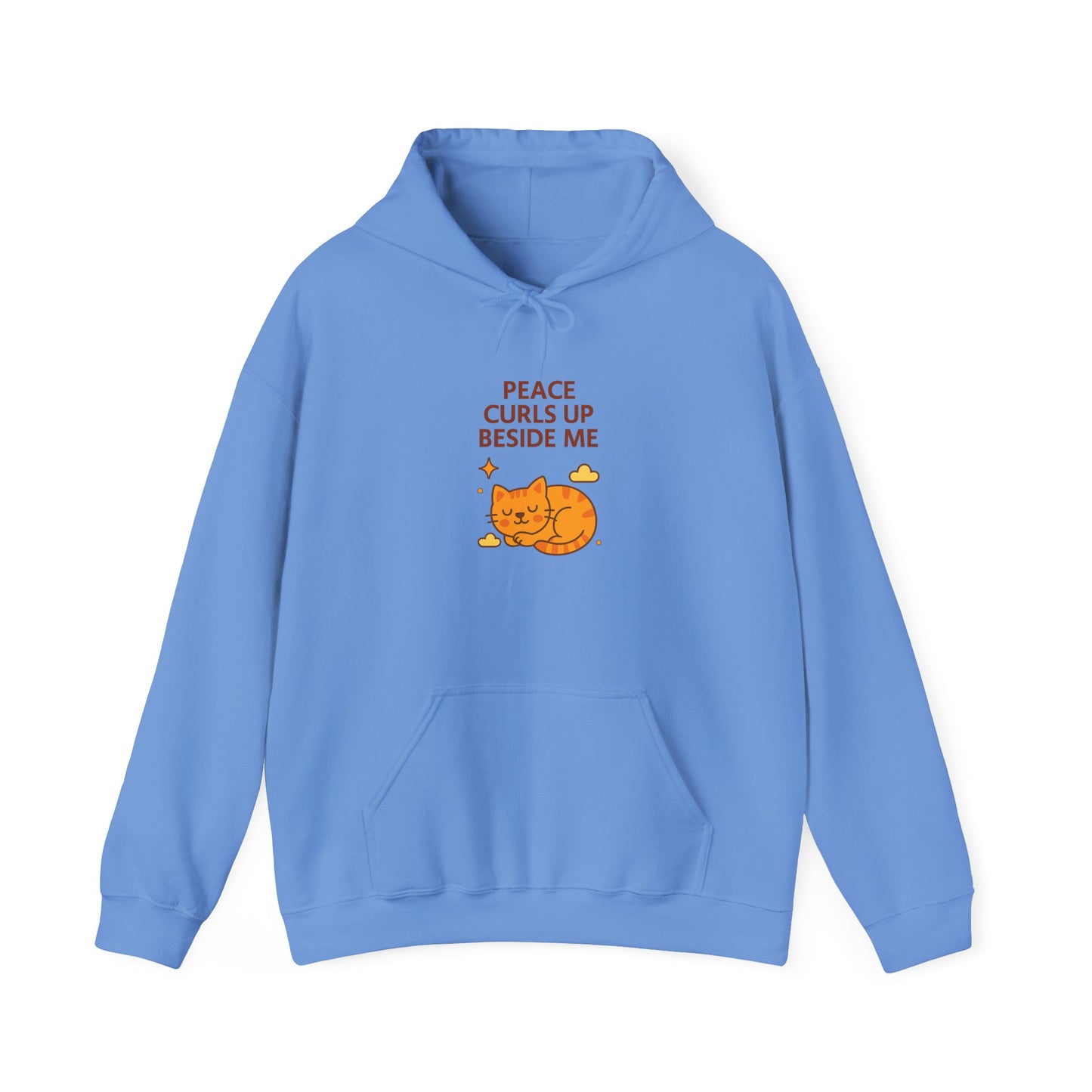 Peace Curls up Beside Me Hoodie