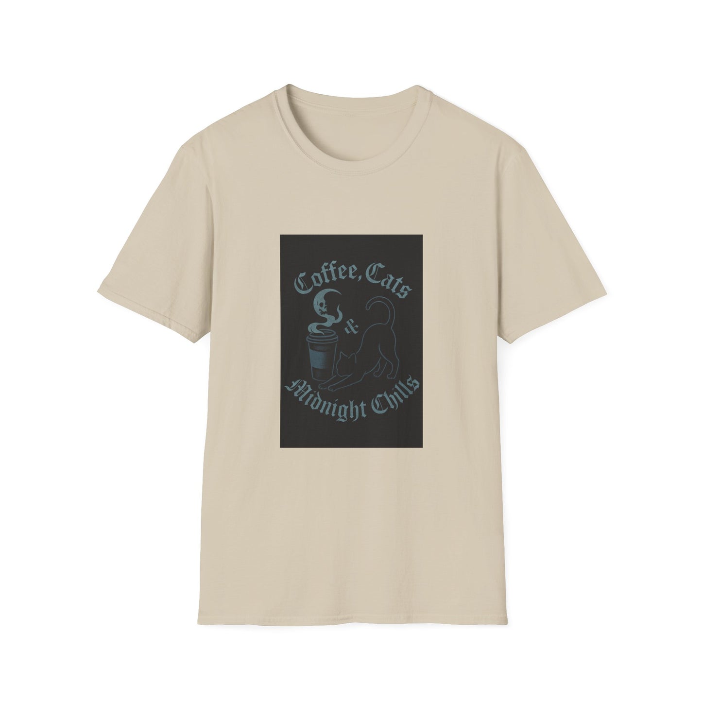 Coffee Cats & Midnight Chills T-Shirt