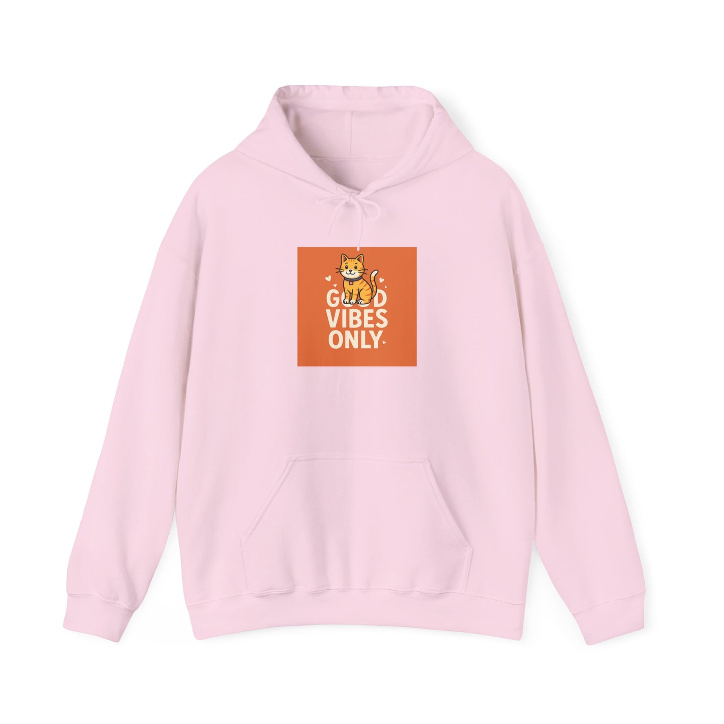 Cat Good Vibes Only Hoodie