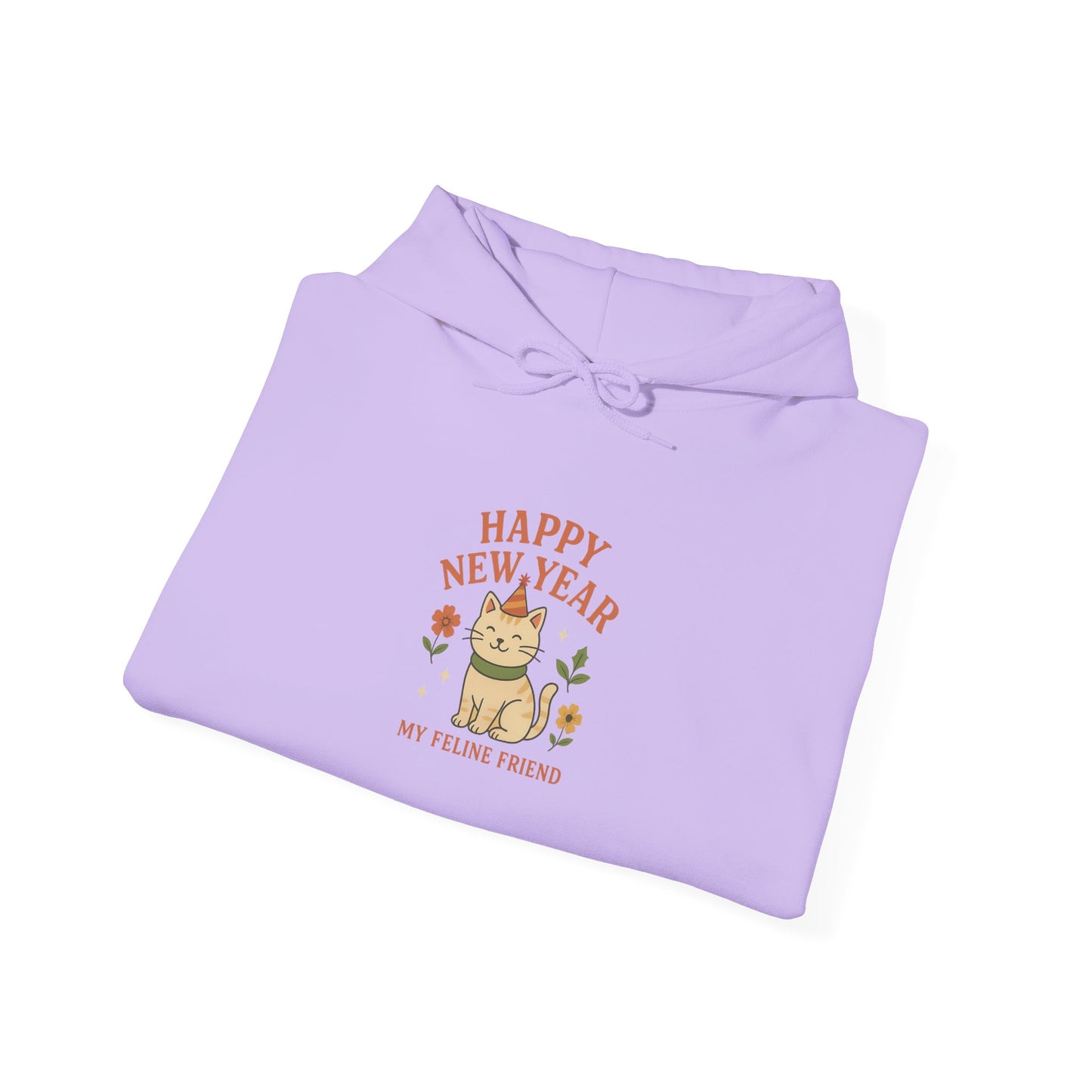 Happy New Year My Feline Friend Hoodie