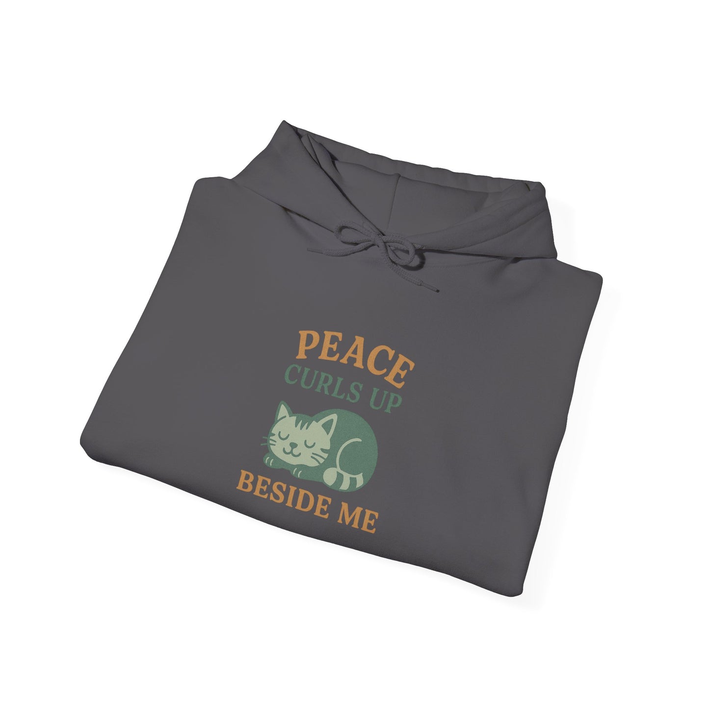 Peace Curls up Beside Me Hoodie