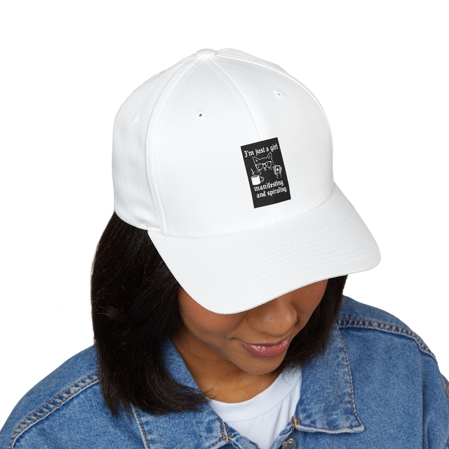 3’m Just a Girl Manifesting and Spiraling  Hat