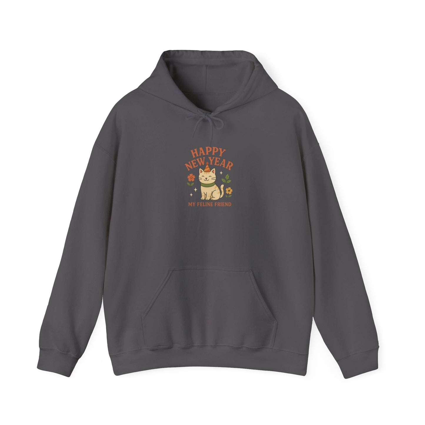 Happy New Year My Feline Friend Hoodie