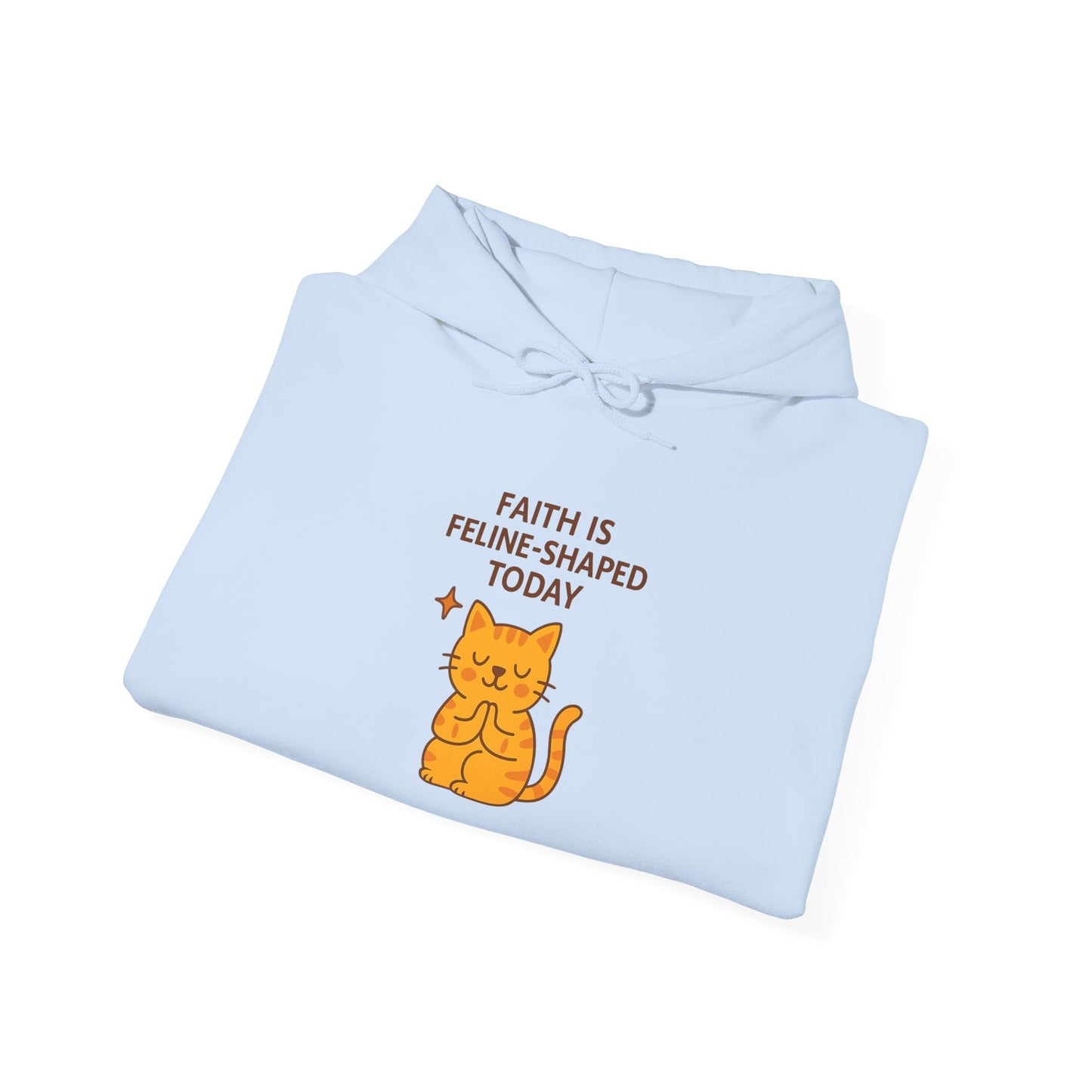 Faith Is Feline-Shaped Today Hoodie