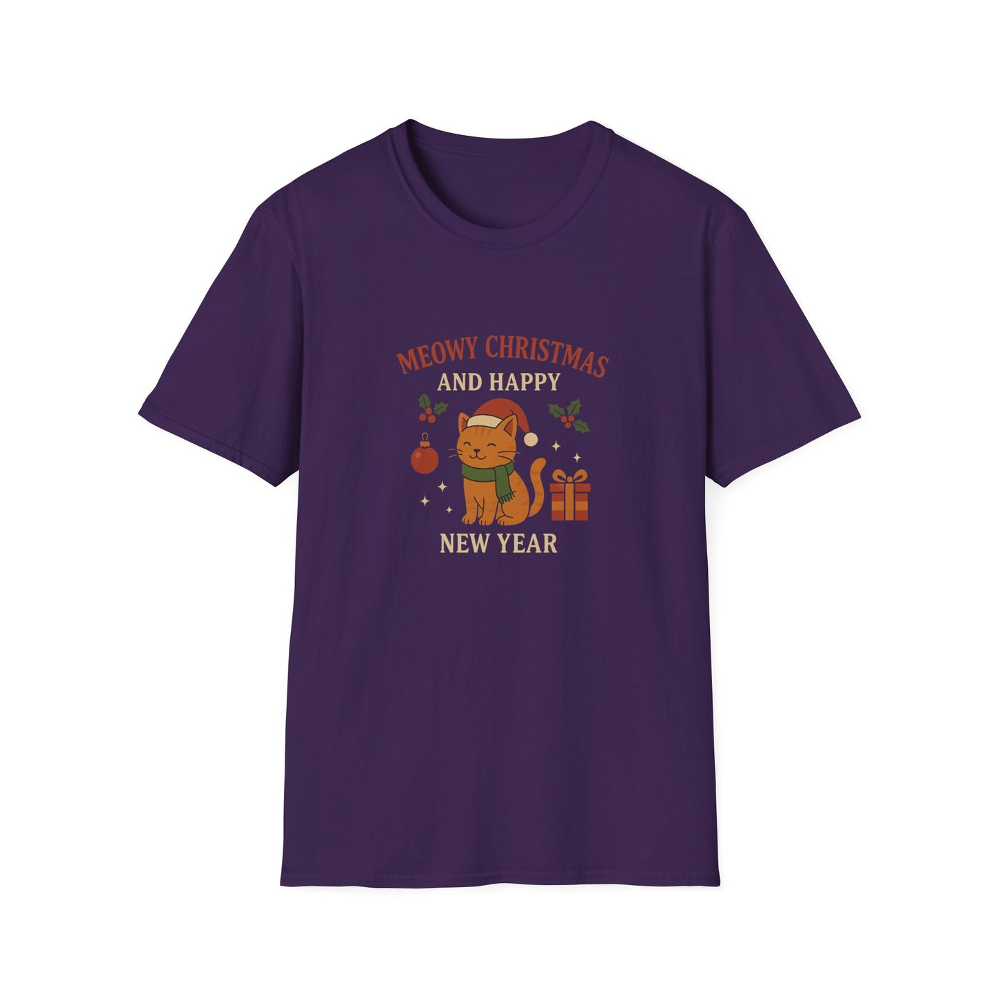 Meowy Christmas and Happy New Year T-Shirt