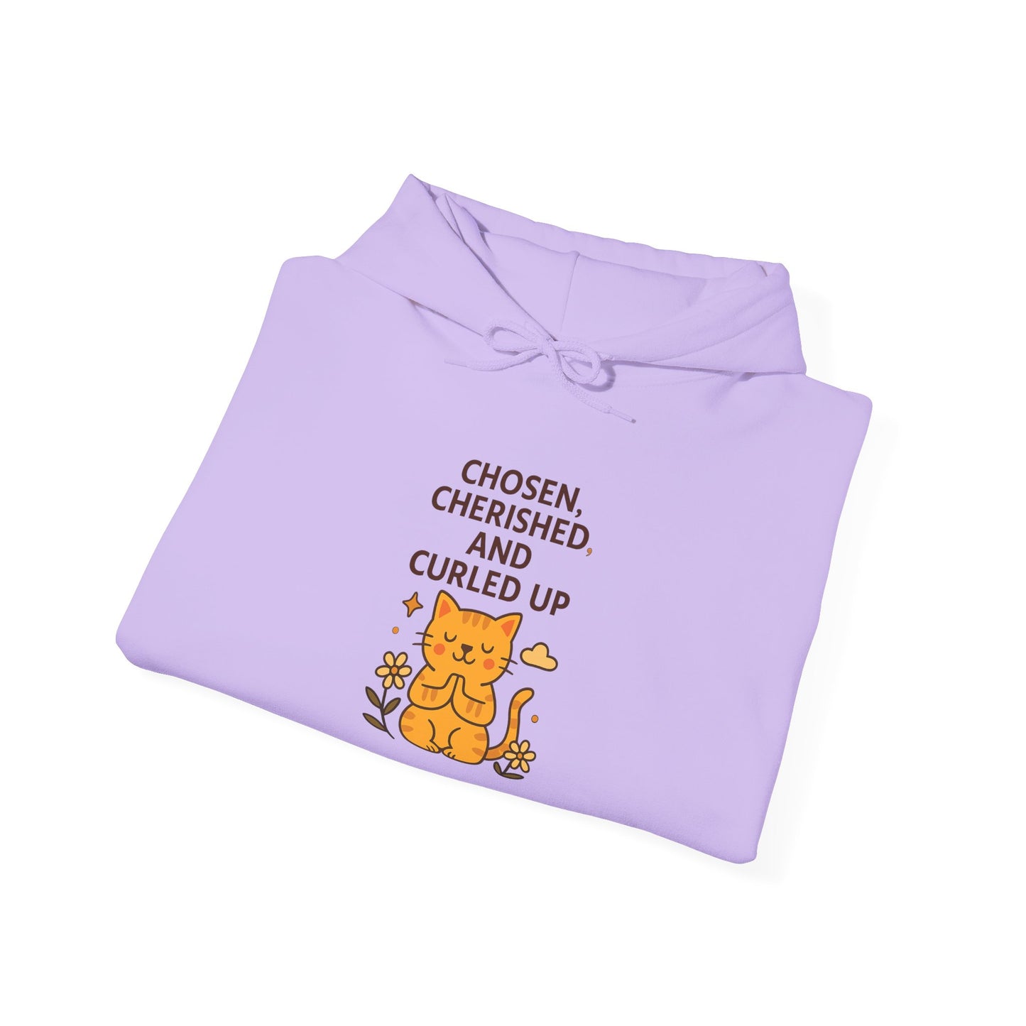 Chosen, Cherished and Curled Up Hoodie