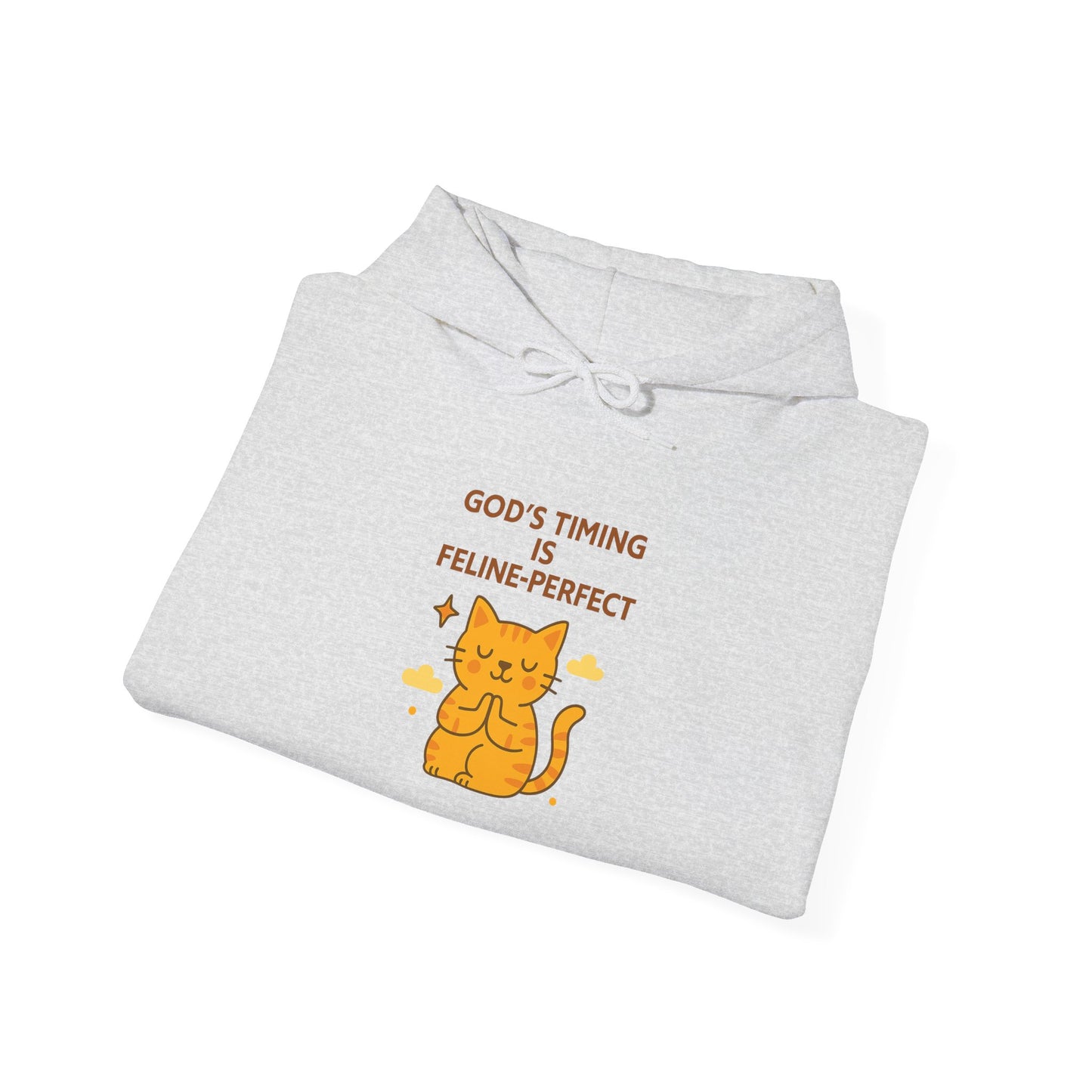 God’s Timing Is Feline-Perfect Hoodie