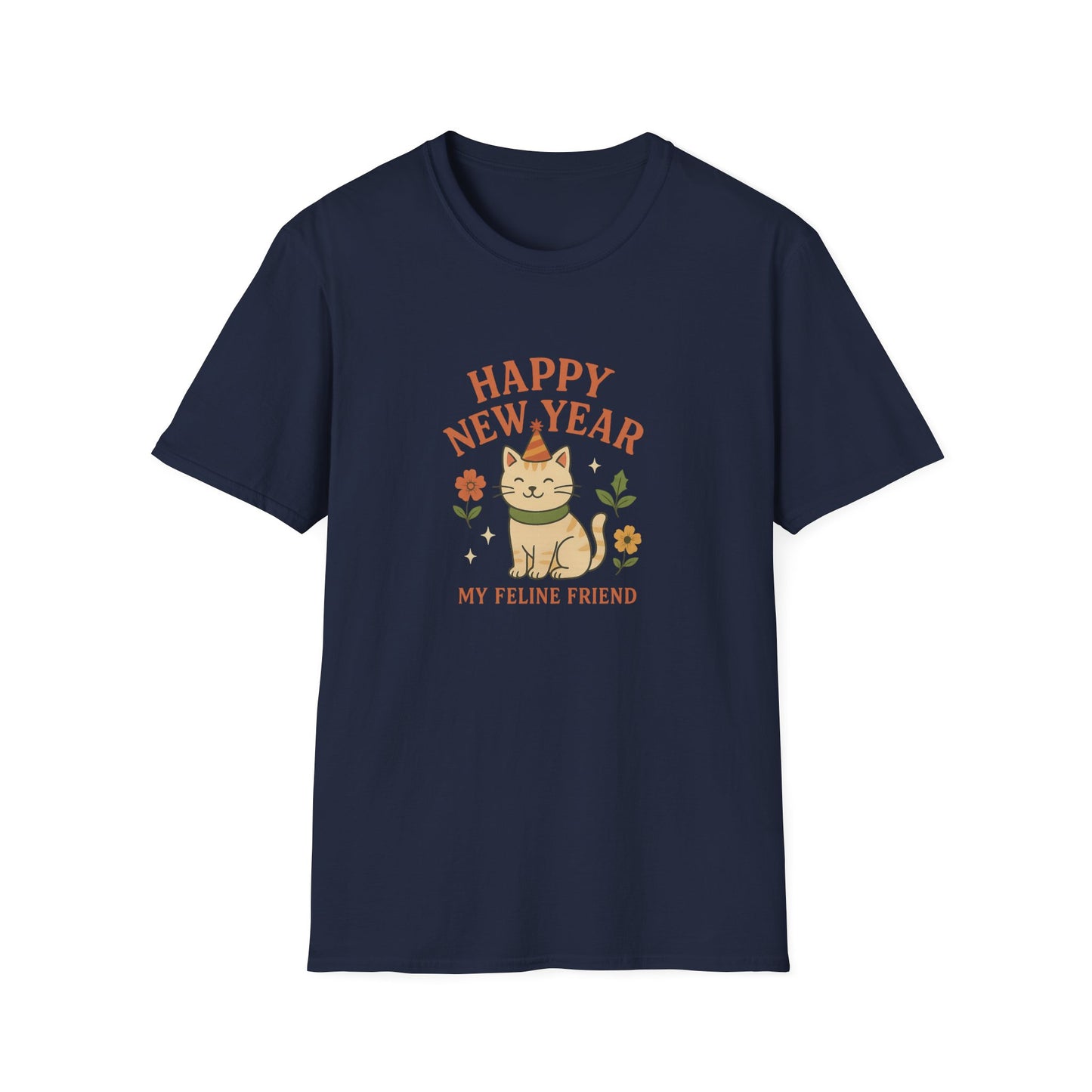 Happy New Year My Feline Friend T-Shirt