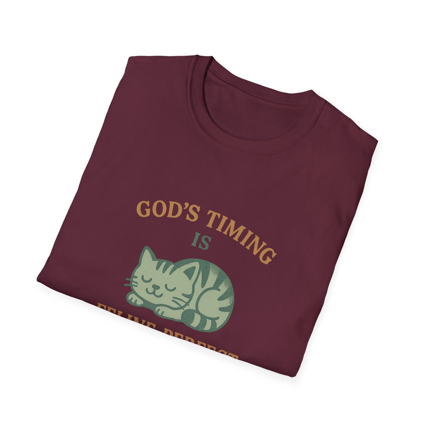 God’s Timing Is Feline-Perfect T-Shirt