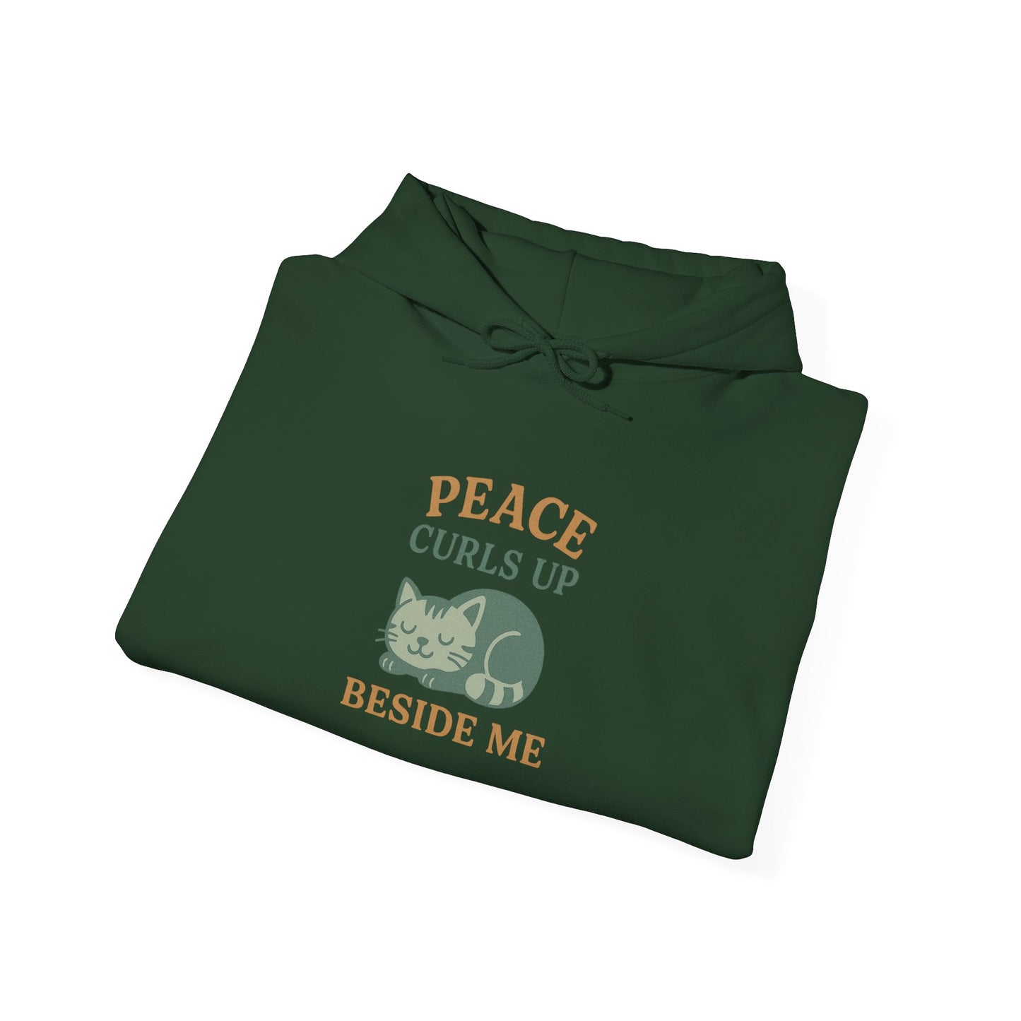 Peace Curls up Beside Me Hoodie