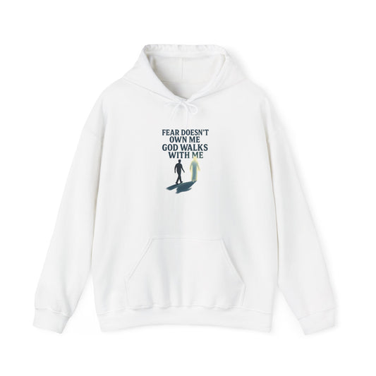 Fear Doesn’t Own Me God Walks With Me  Hoodie
