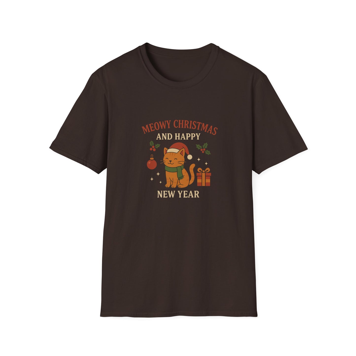 Meowy Christmas and Happy New Year T-Shirt