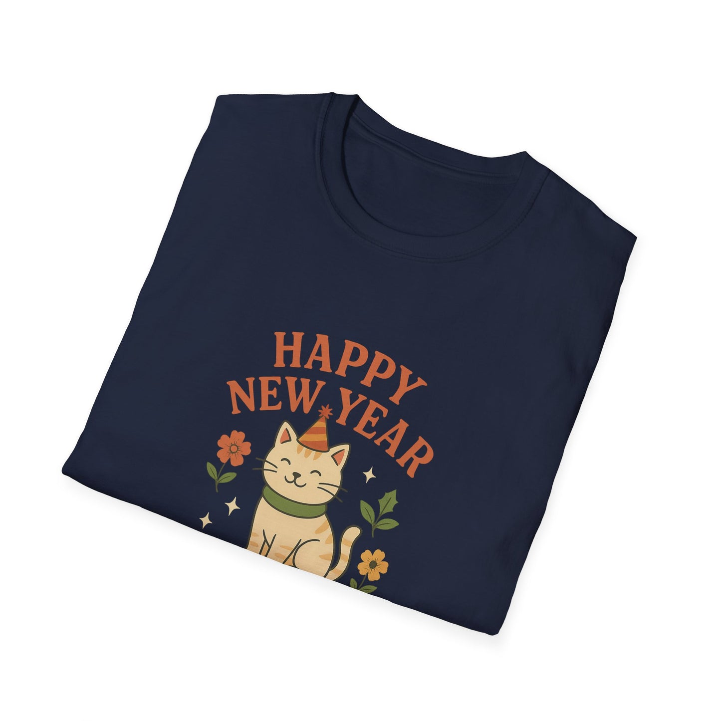 Happy New Year My Feline Friend T-Shirt