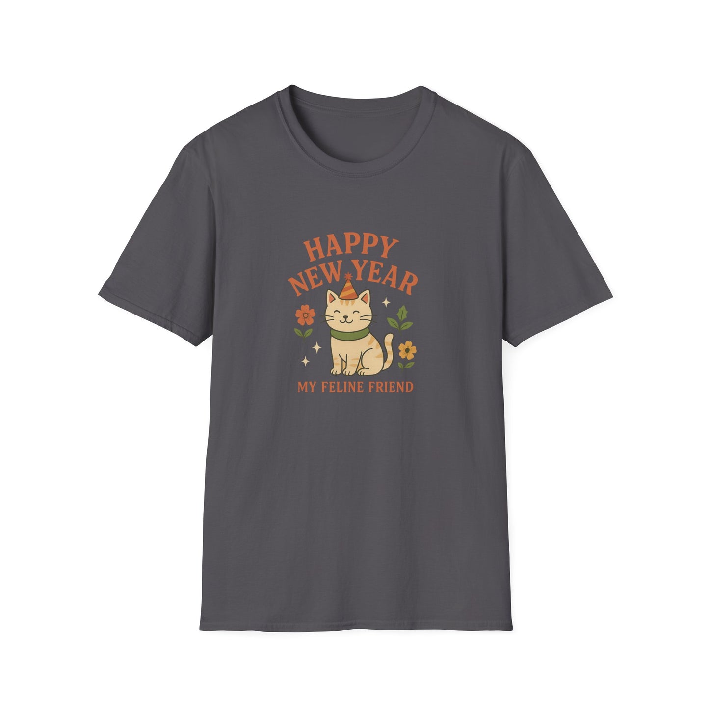 Happy New Year My Feline Friend T-Shirt