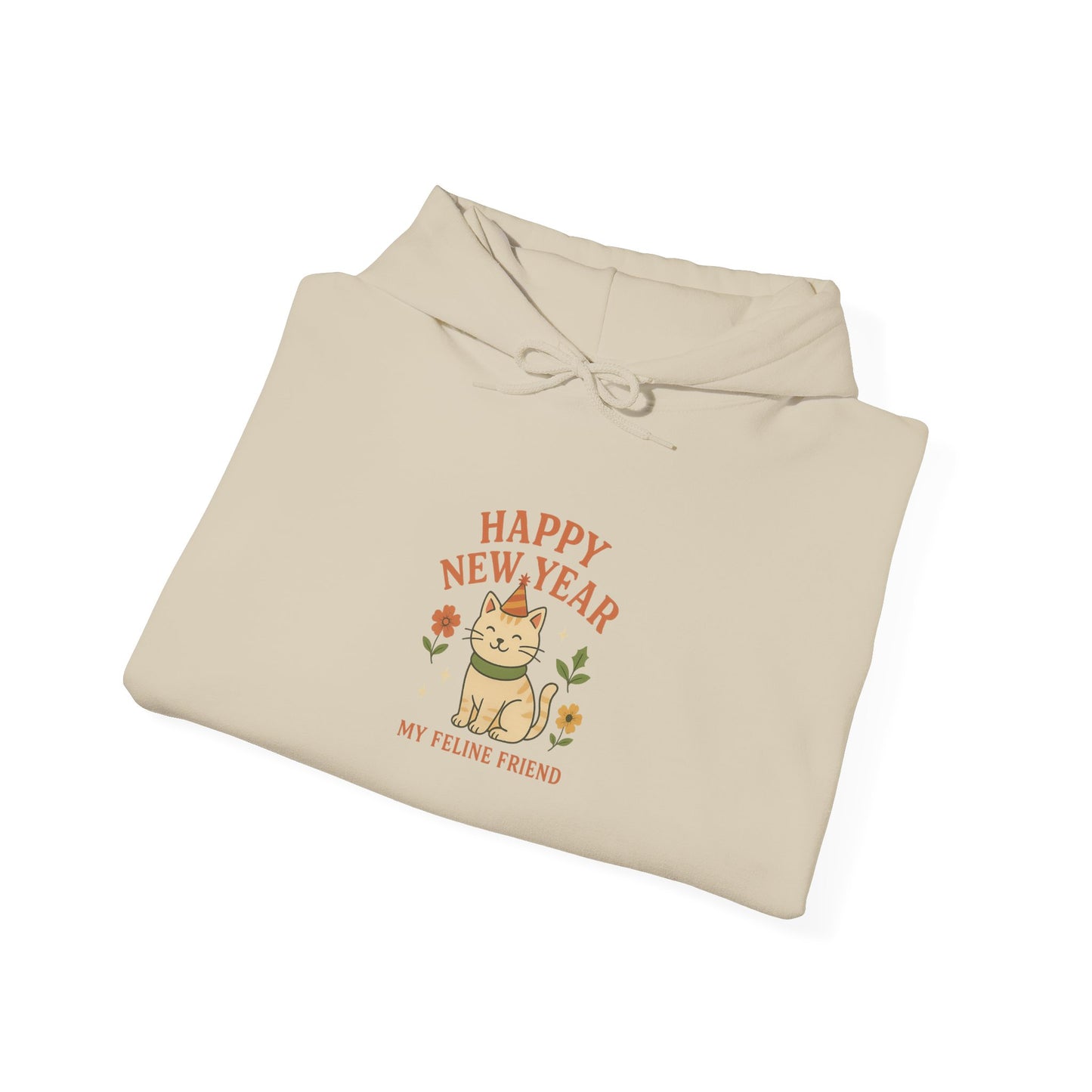 Happy New Year My Feline Friend Hoodie
