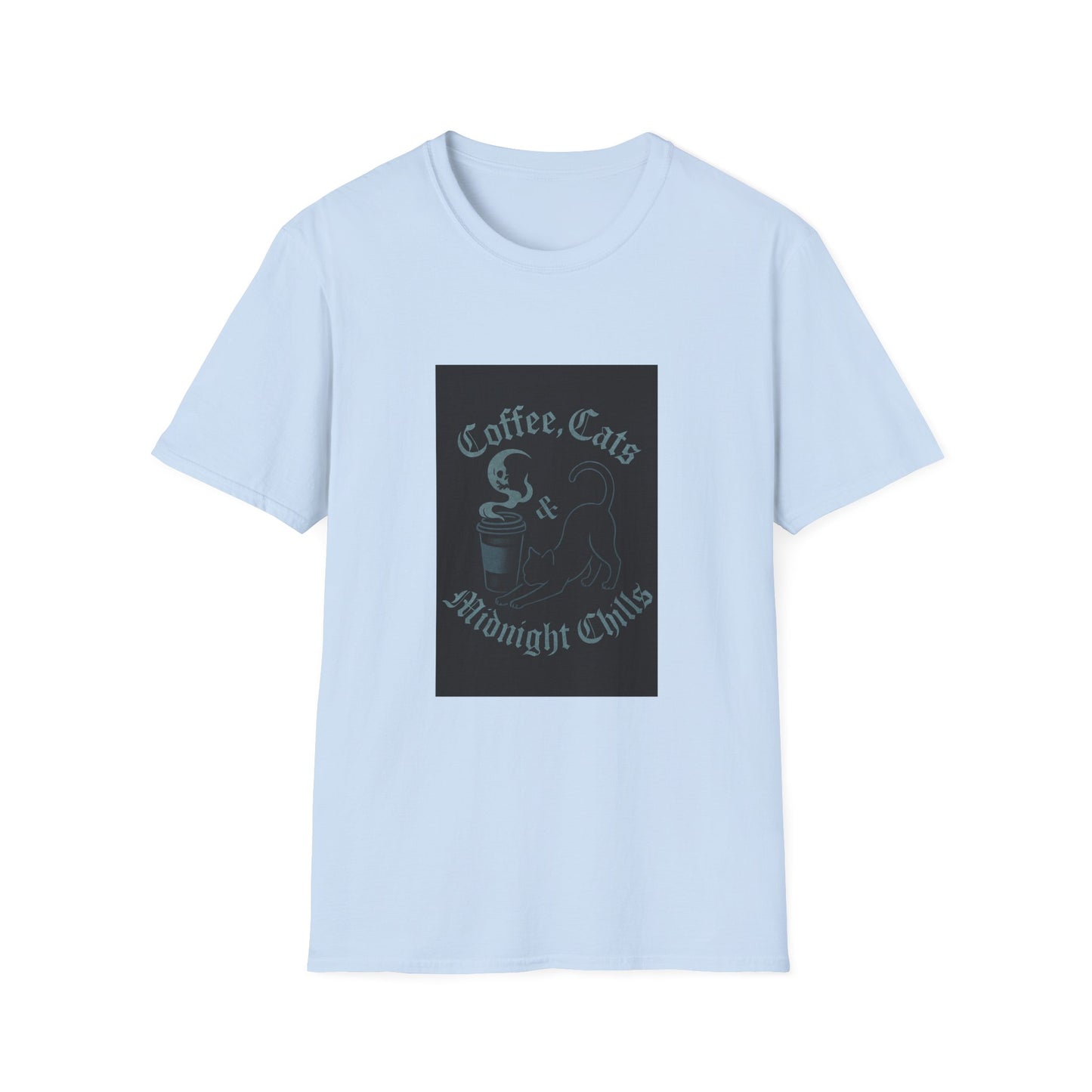 Coffee Cats & Midnight Chills T-Shirt