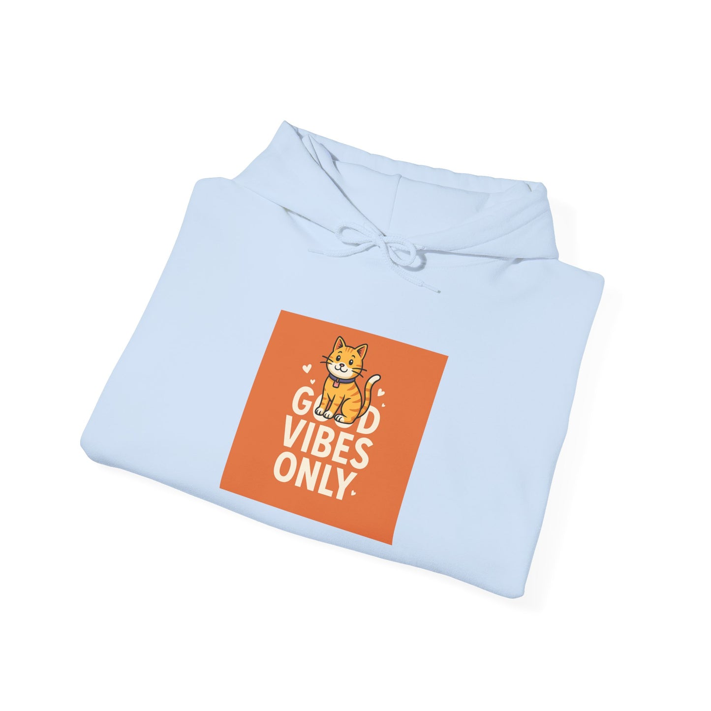 Cat Good Vibes Only Hoodie