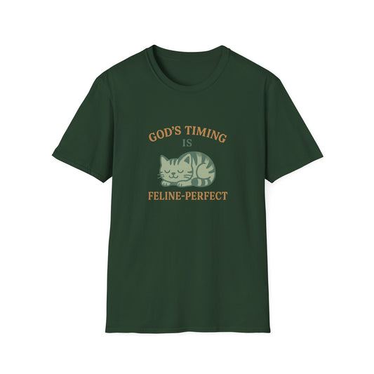 God’s Timing Is Feline-Perfect T-Shirt