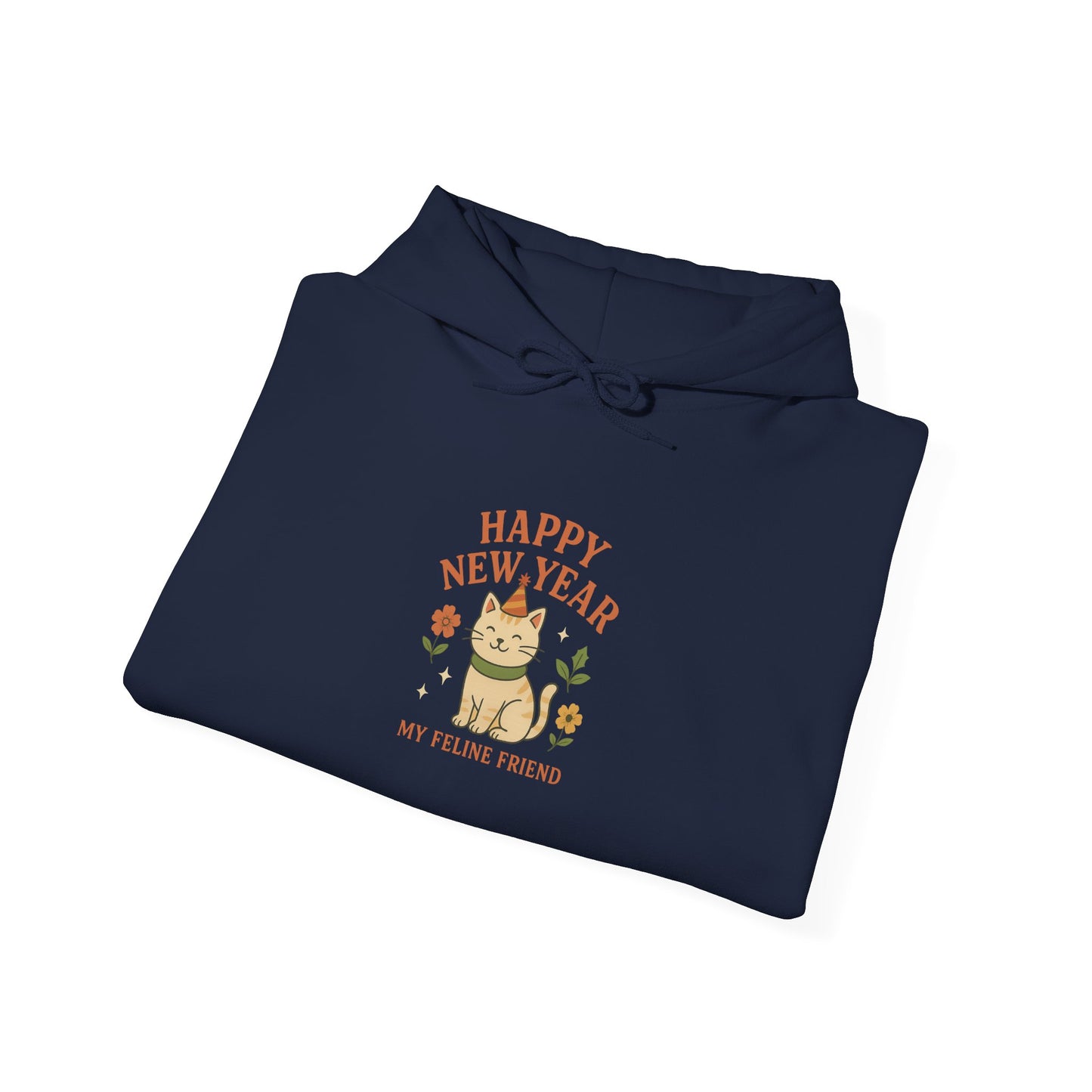 Happy New Year My Feline Friend Hoodie
