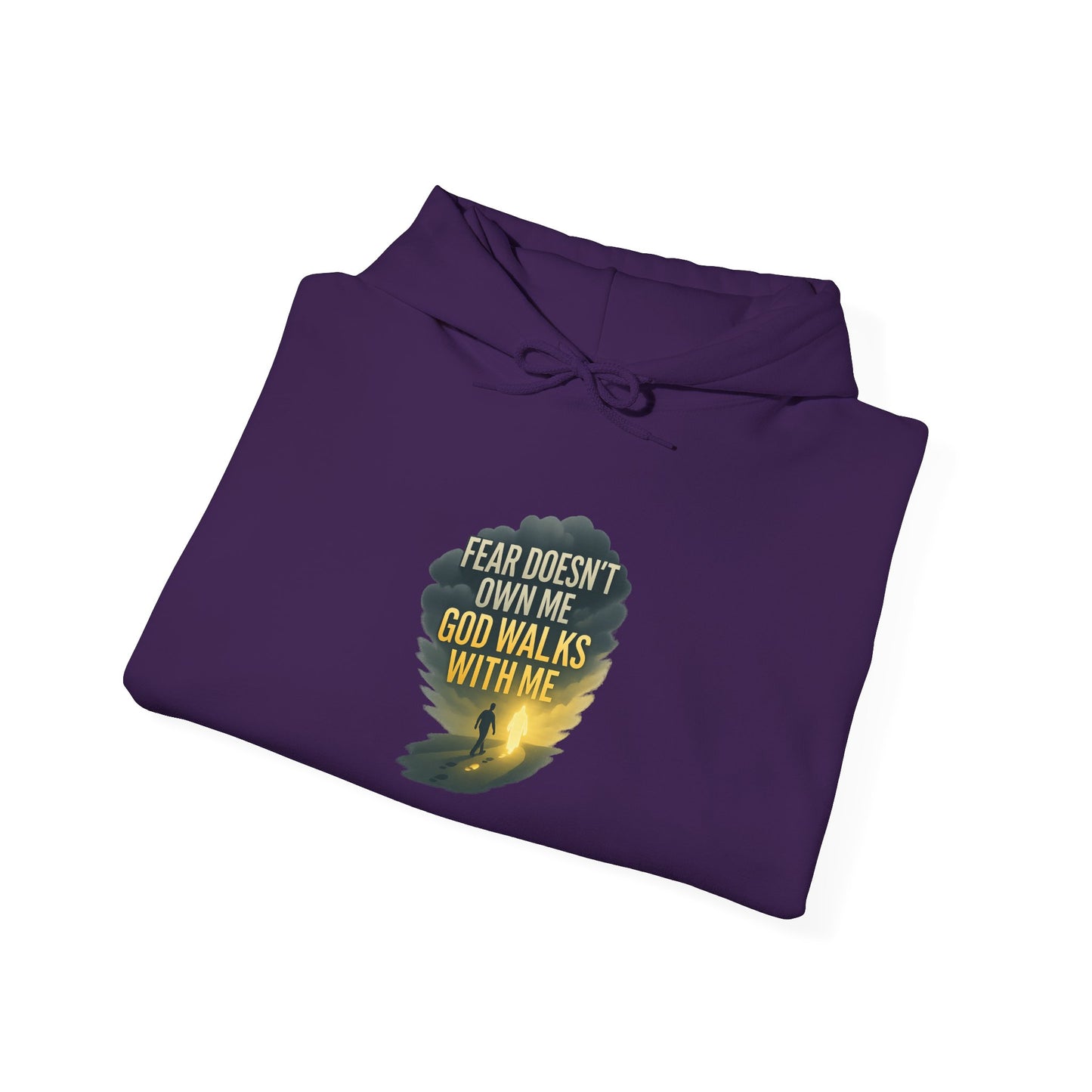 Fear Doesn’t Own Me God Walks With Me  Hoodie