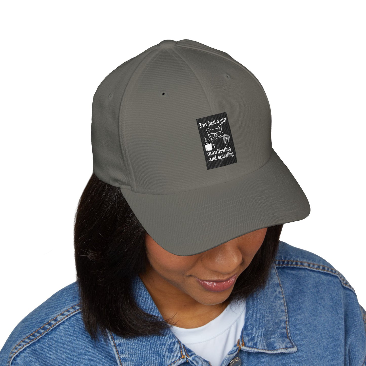 3’m Just a Girl Manifesting and Spiraling  Hat