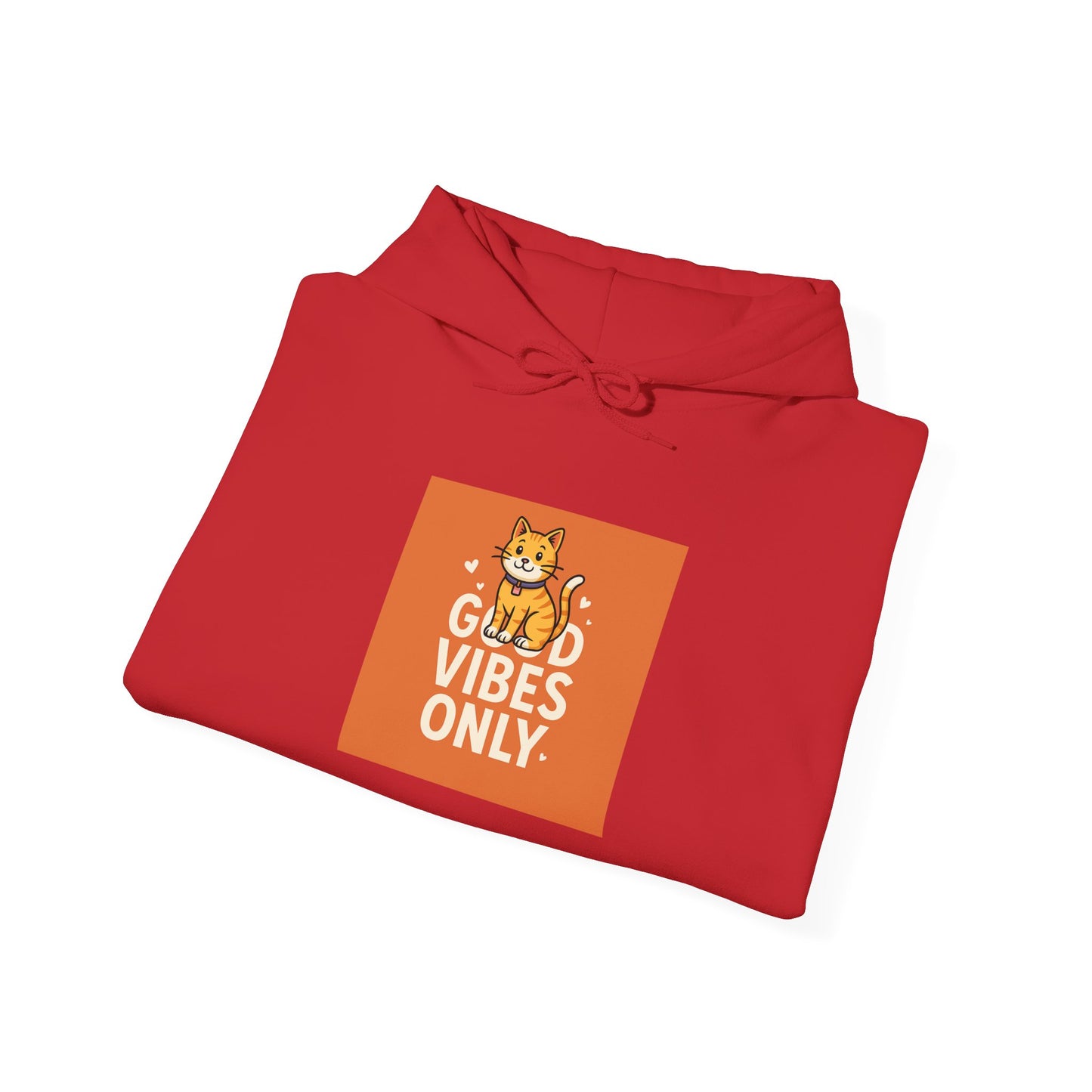 Cat Good Vibes Only Hoodie