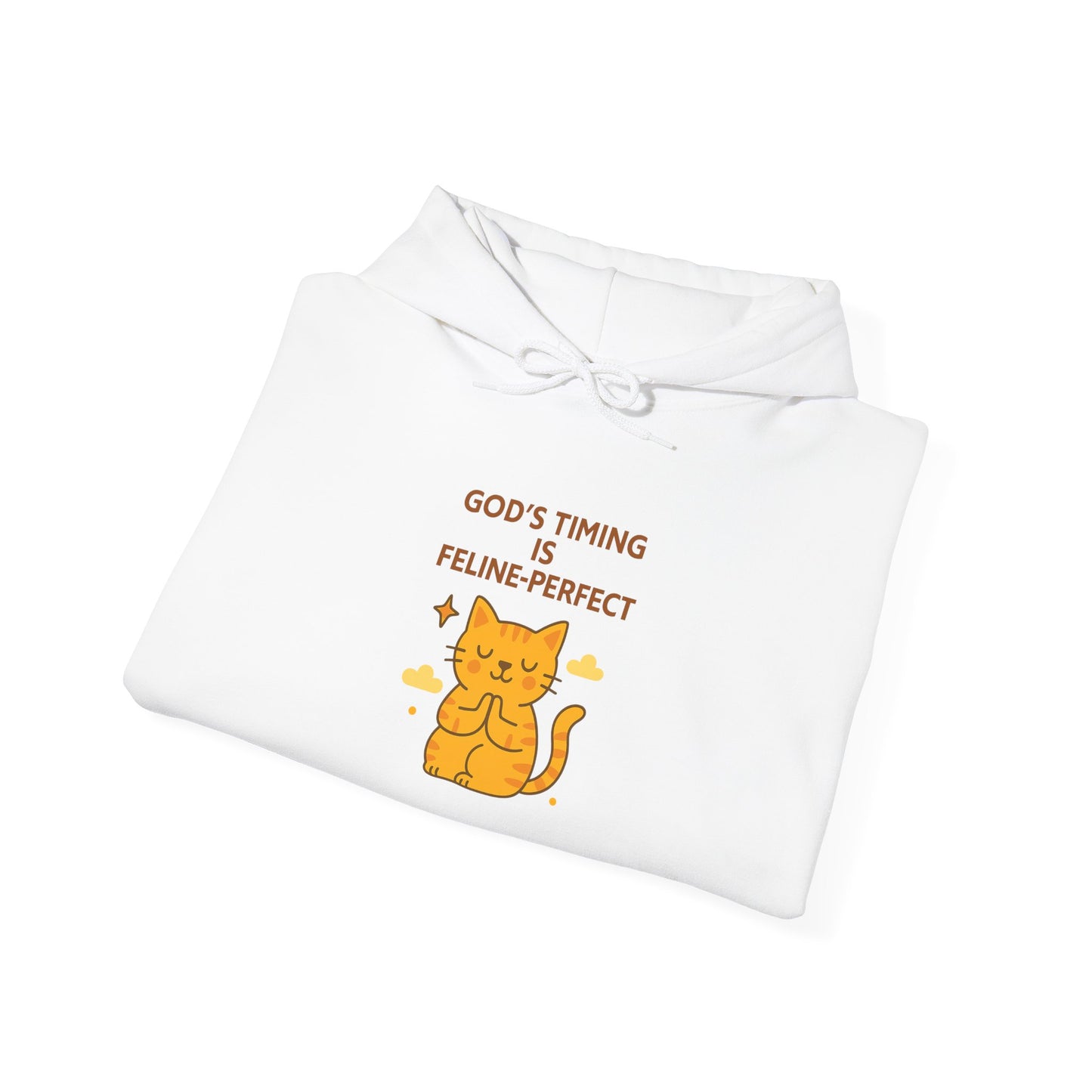 God’s Timing Is Feline-Perfect Hoodie